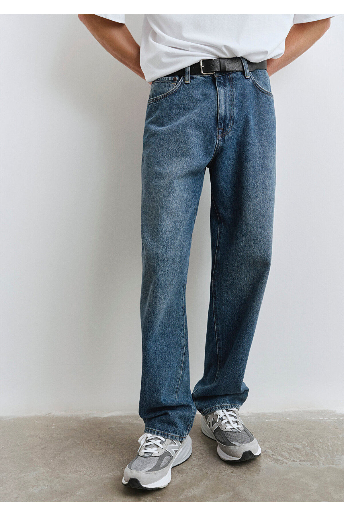 Mitte Street Puslu Indigo Mavisi Jean Pantolon 0010101-90629