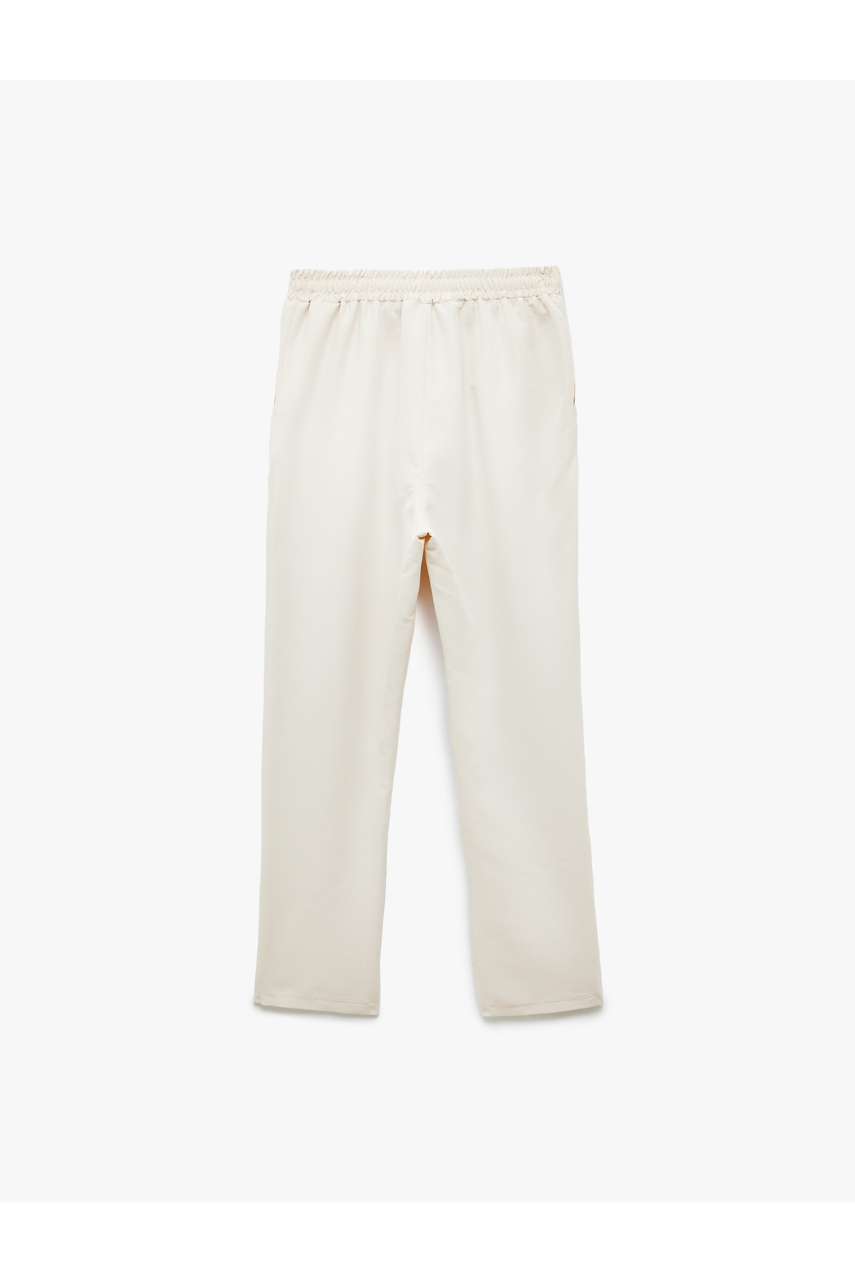 Modal Kumaş Karışımlı Yüksek Bel Cepli Havuç Kesim Jogger Pantolon