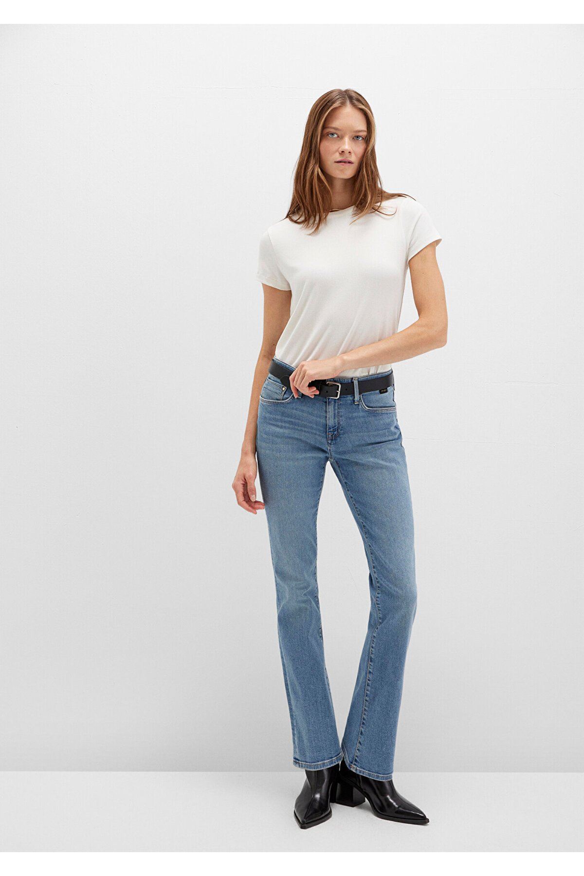 Mona Gold Premium Vintage Indigo Mavisi Jean Pantolon 1049790508