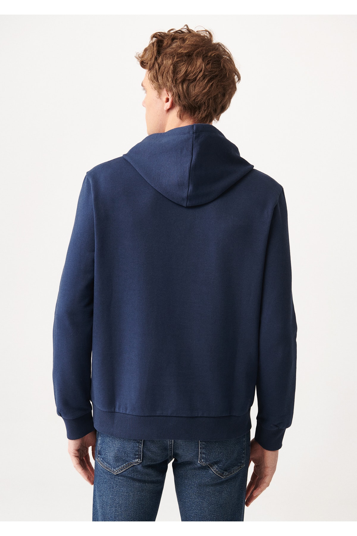 Mühür Logo Baskılı Lacivert Sweatshirt 065753-29743