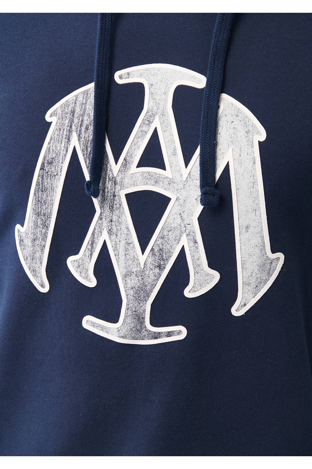 Mühür Logo Baskılı Lacivert Sweatshirt 065753-29743