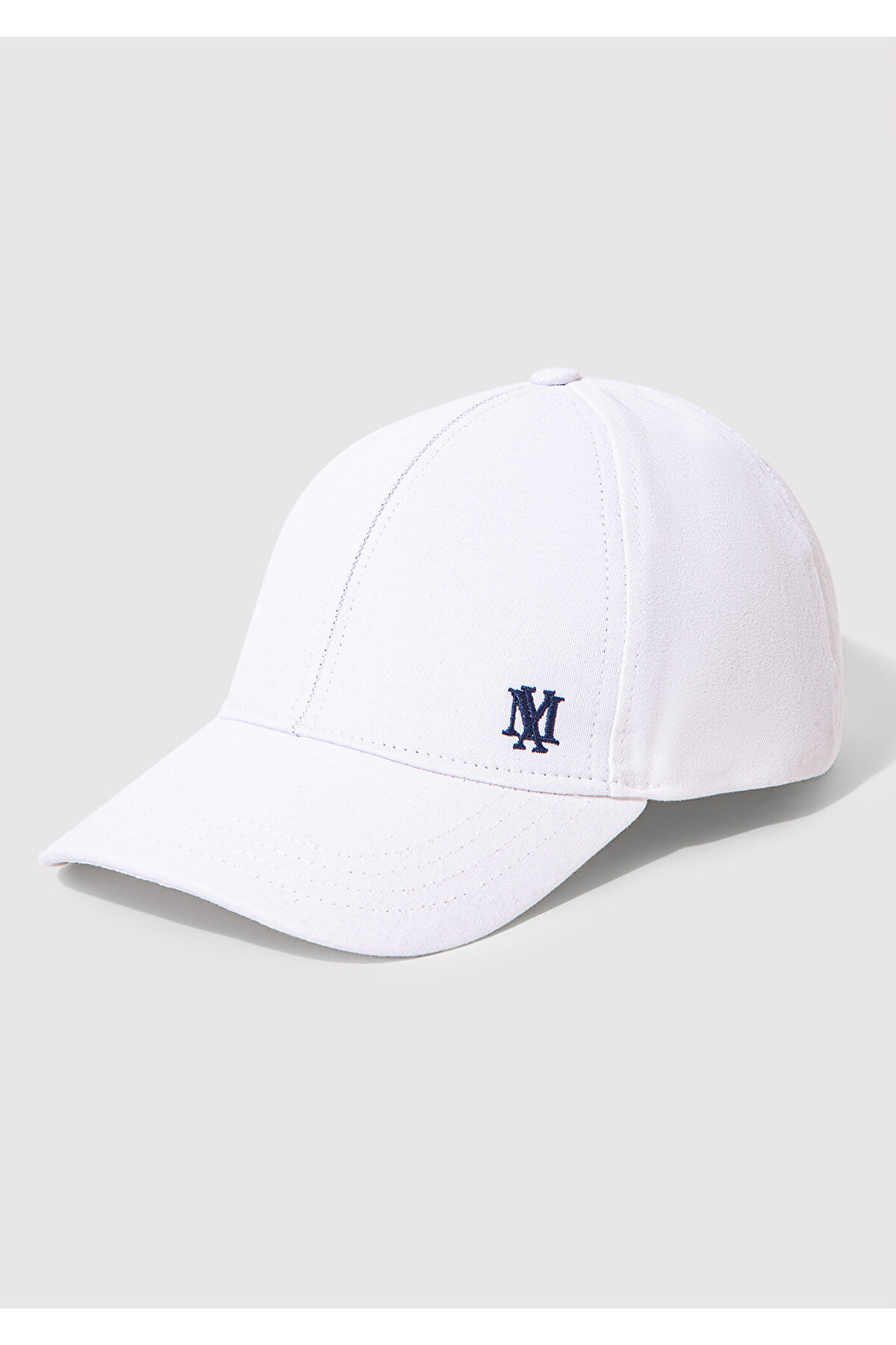 Mühür Logo Nakışlı Beyaz Şapka 0911882-620