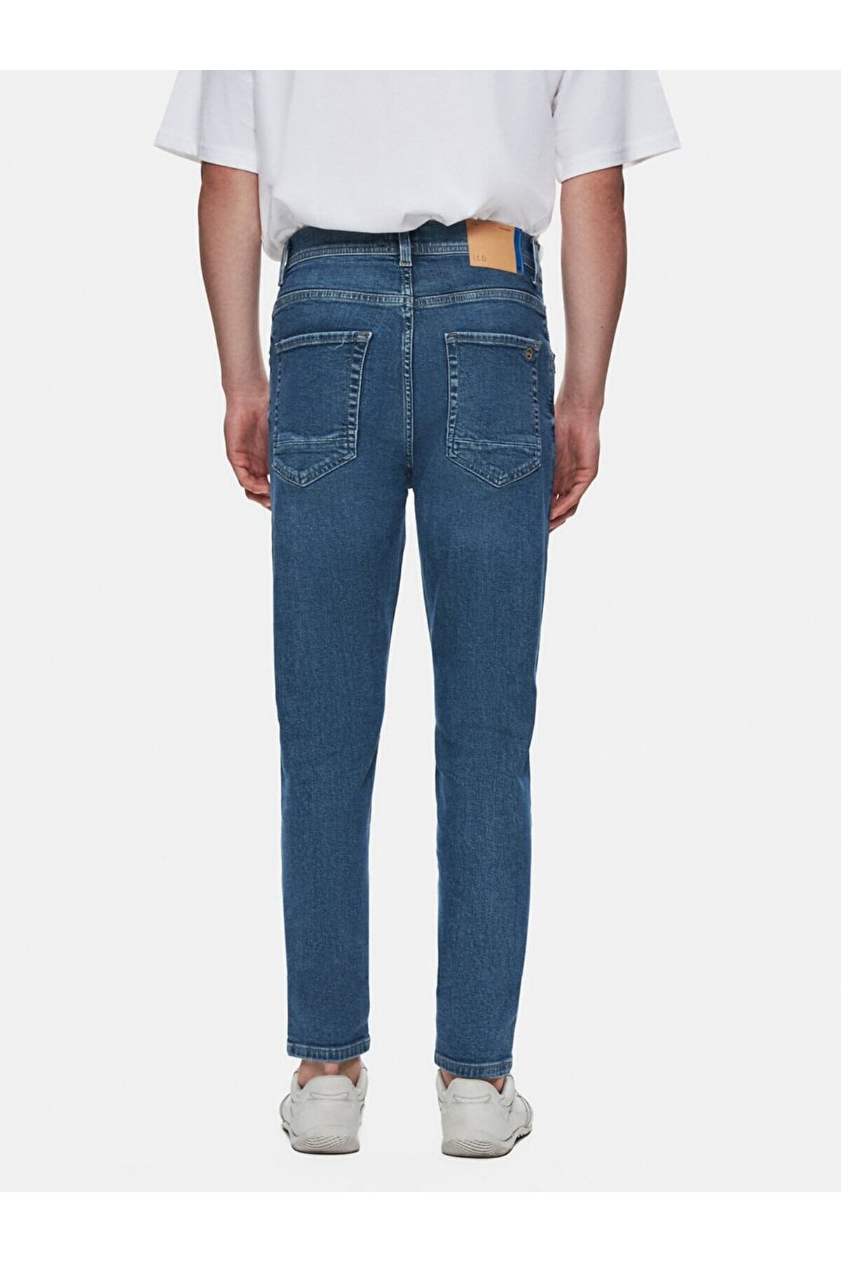 New Smarty Dar Paça Orta Bel Jean Pantolon
