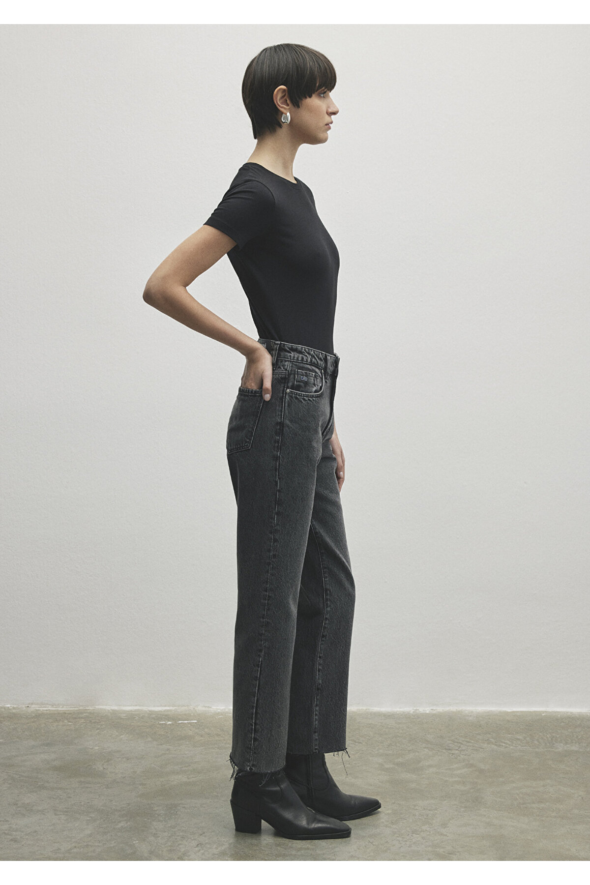 New York Classic Denim Gri Jean Pantolon 101441-86469