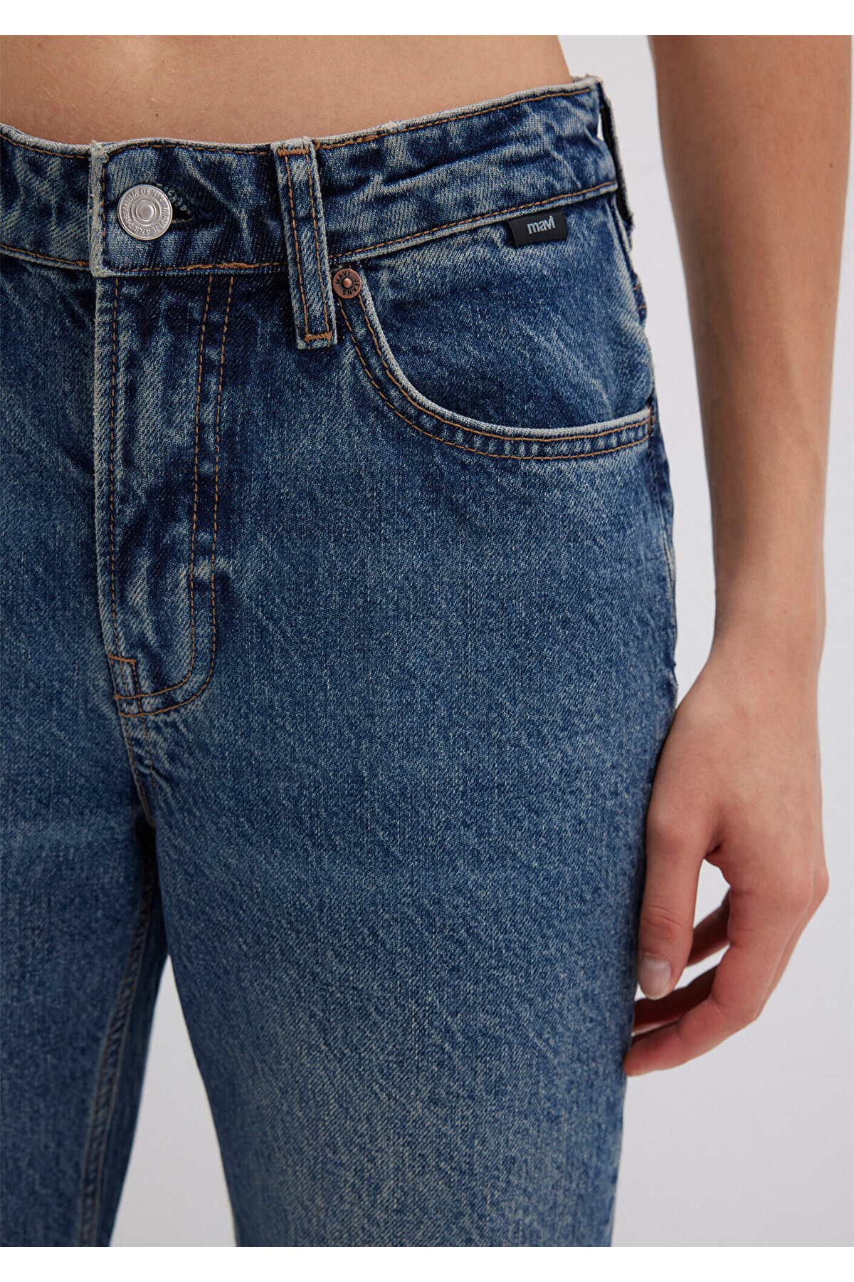New York Classic Denim Puslu Koyu Jean Pantolon 101441-88581