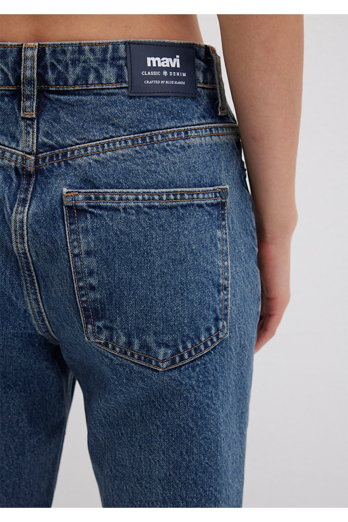 New York Classic Denim Puslu Koyu Jean Pantolon 101441-88581