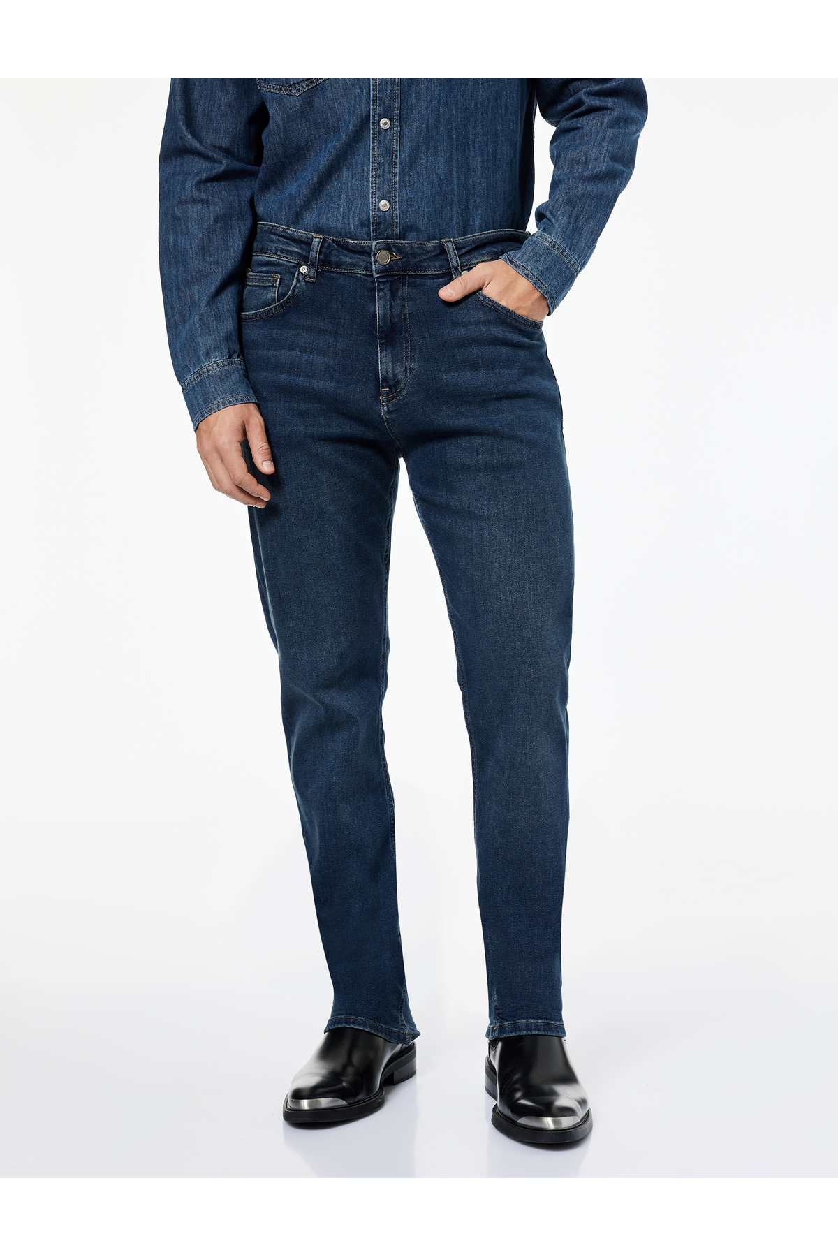 Normal Bel 5 Cepli Slim Fit Jean Pantolon - Brad Jean