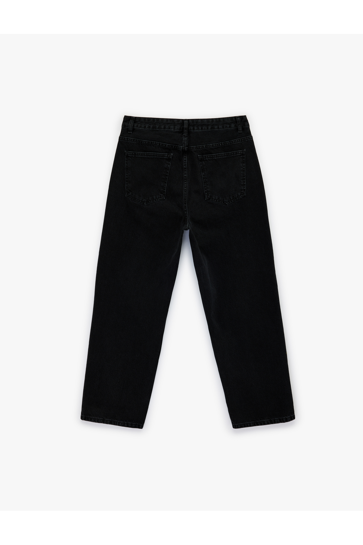 Normal Bel Bol Kalıp Pamuklu Baggy Jean Pantolon