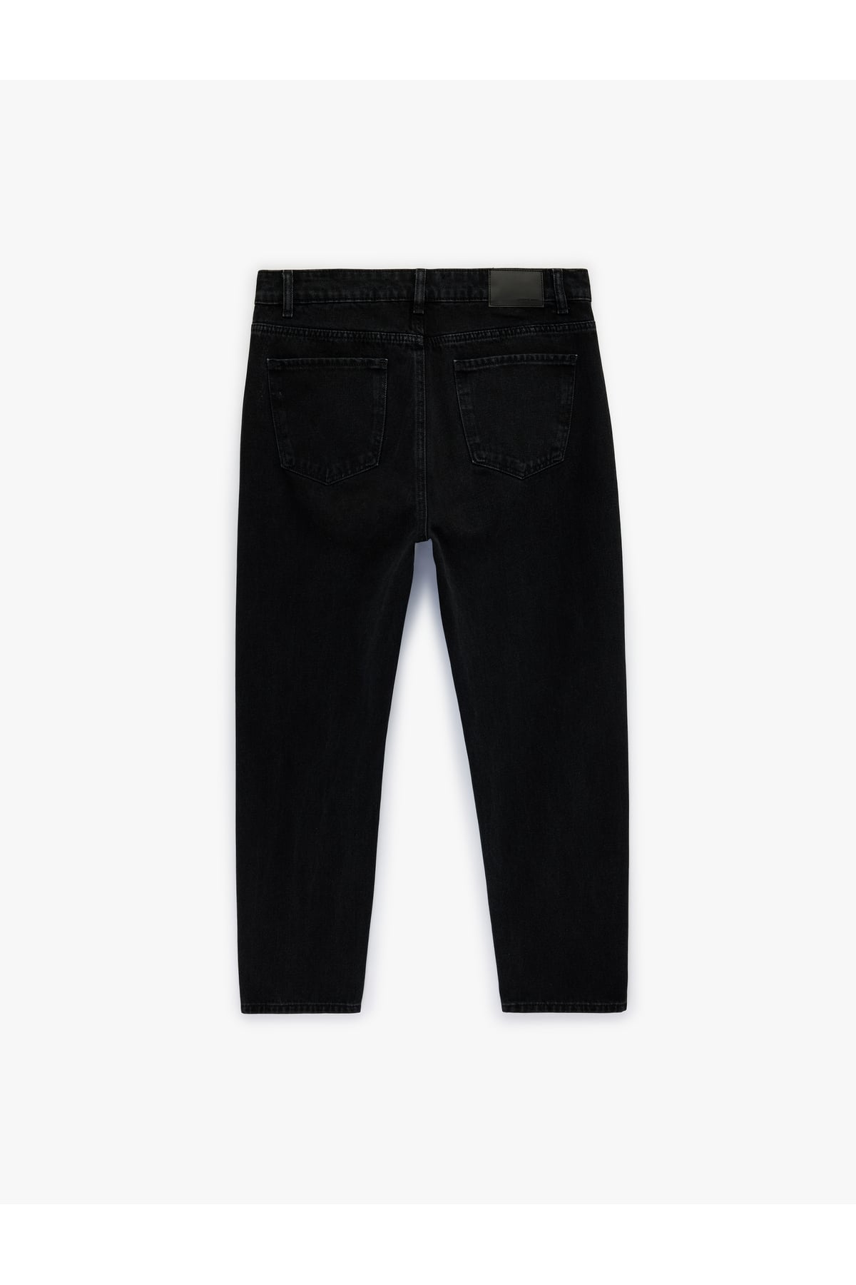 Normal Bel Bol Kalıp Pamuklu Loose Straight Fit Jean Pantolon
