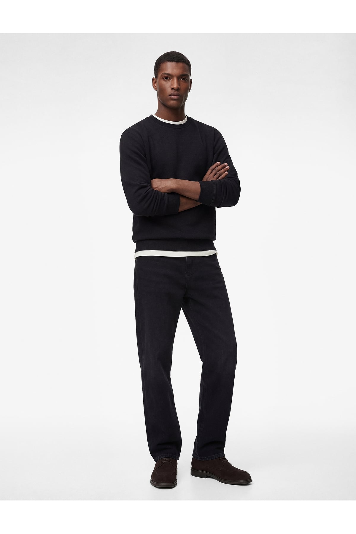 Normal Bel Bol Kalıp Pamuklu Loose Straight Fit Jean Pantolon