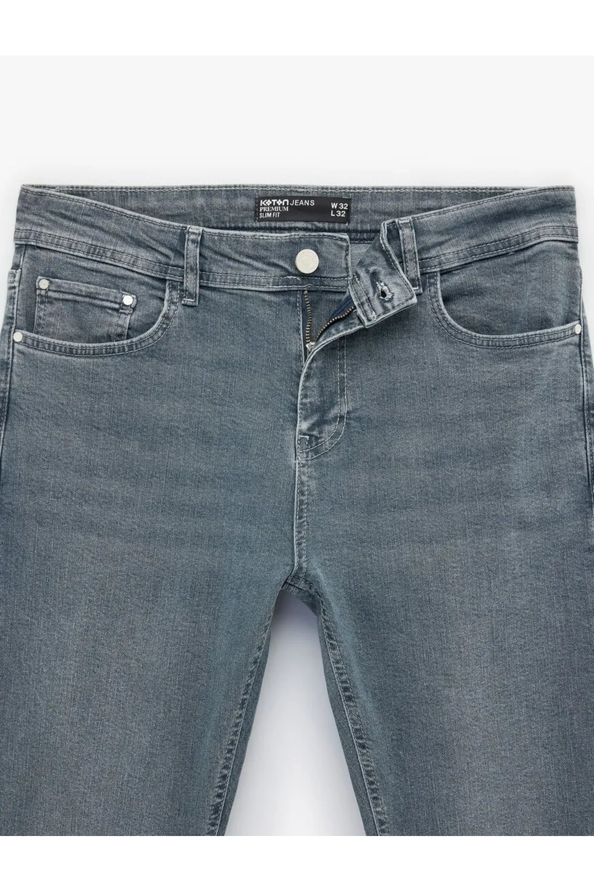 Normal Bel Cepli Pamuklu Slim Fit Jean Pantolon - Brad Jean