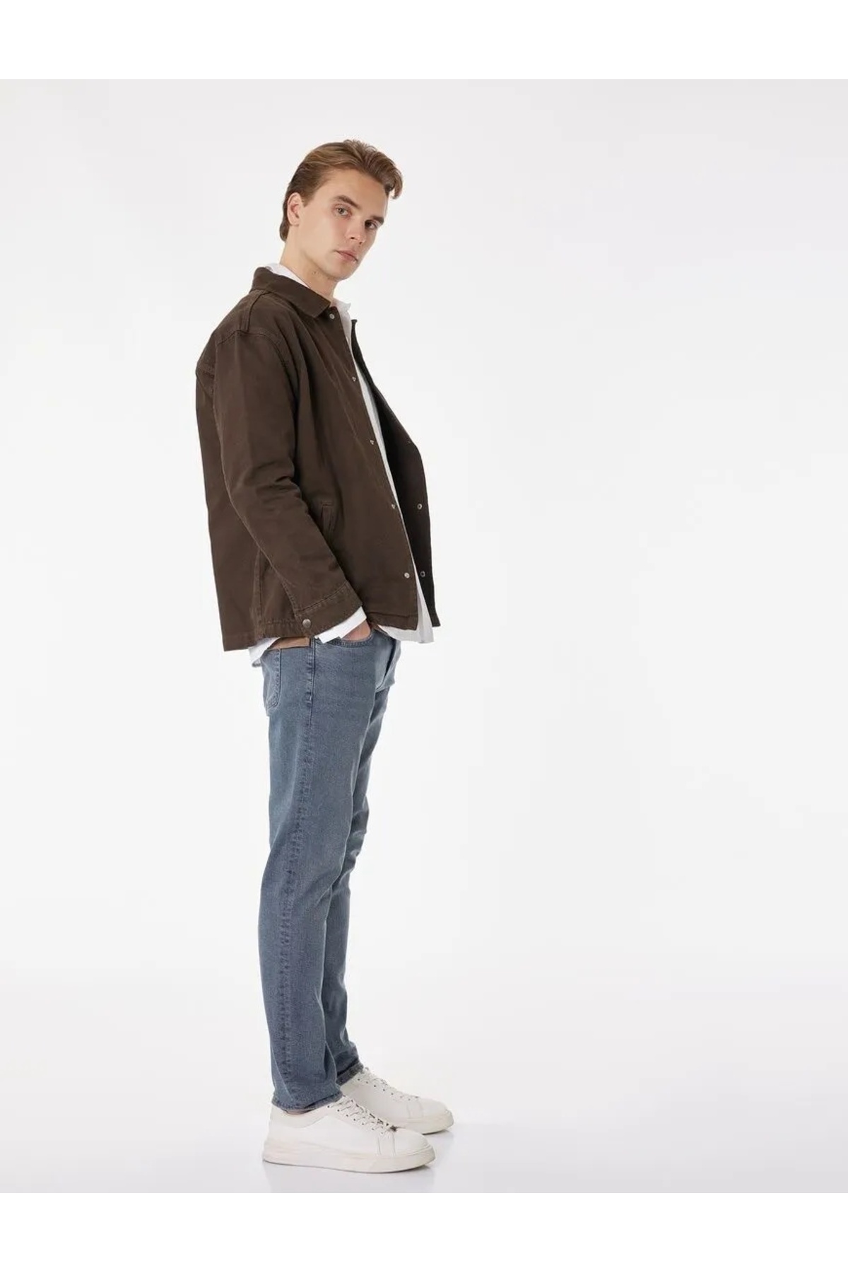 Normal Bel Cepli Pamuklu Slim Fit Jean Pantolon - Brad Jean