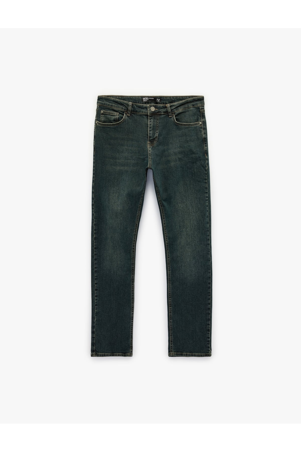 Normal Bel Cepli Slim Fit Jean Pantolon - Brad Jean