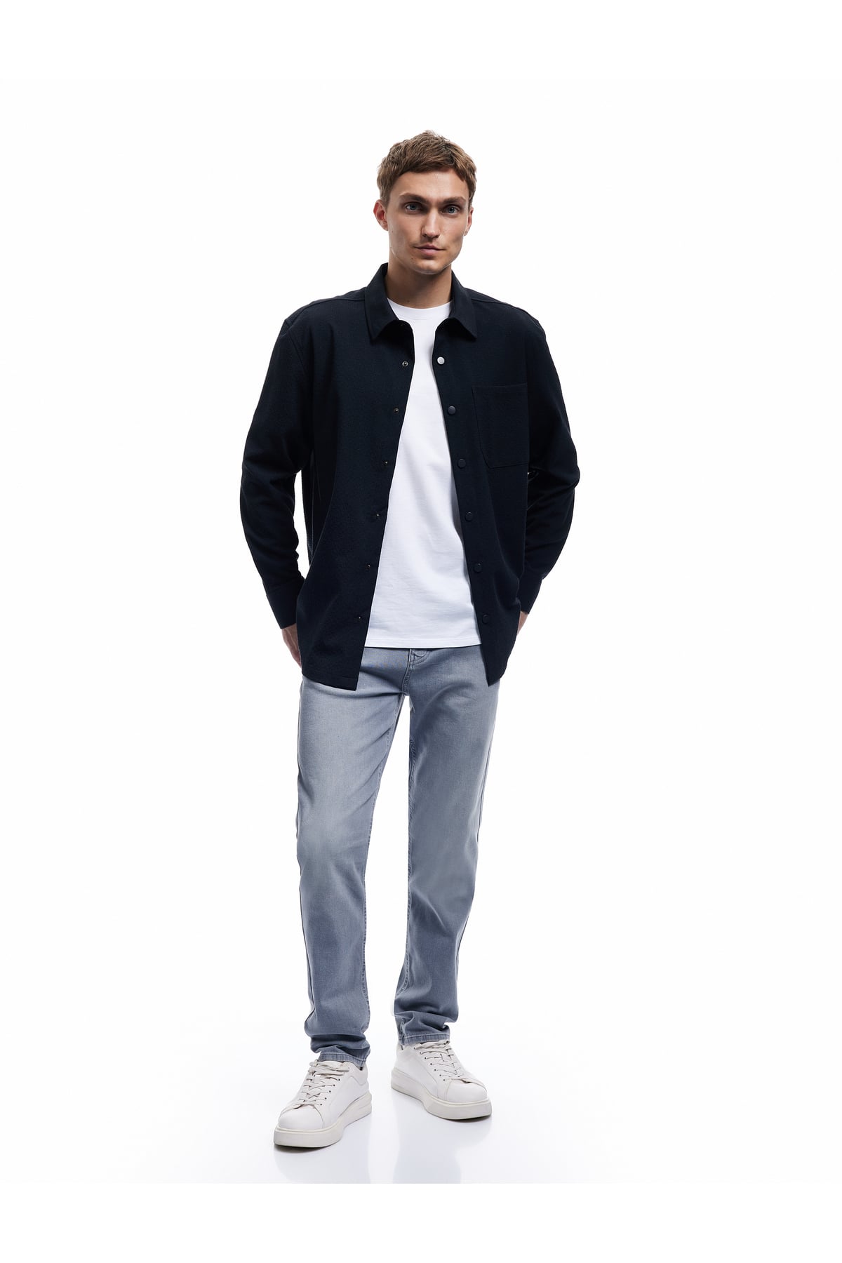 Normal Bel Cepli Slim Fit Jean Pantolon - Brad Jean