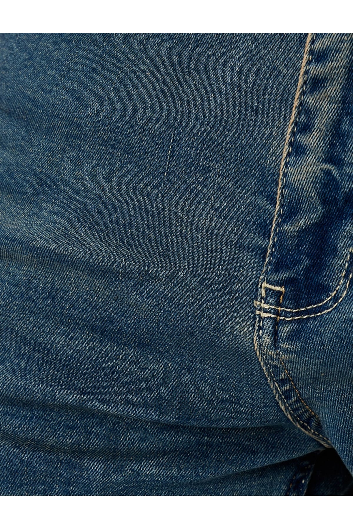 Normal Bel Pamuklu Cepli Slim Fit Jean Pantolon - Brad Jean