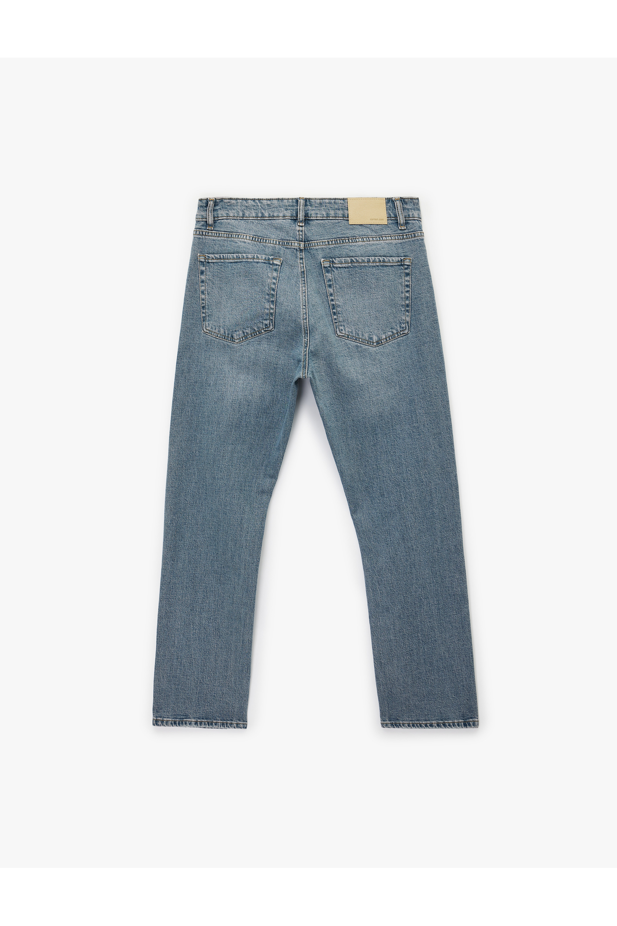 Normal Bel Pamuklu Cepli Straight Fit Jean Pantolon - Mark Jean