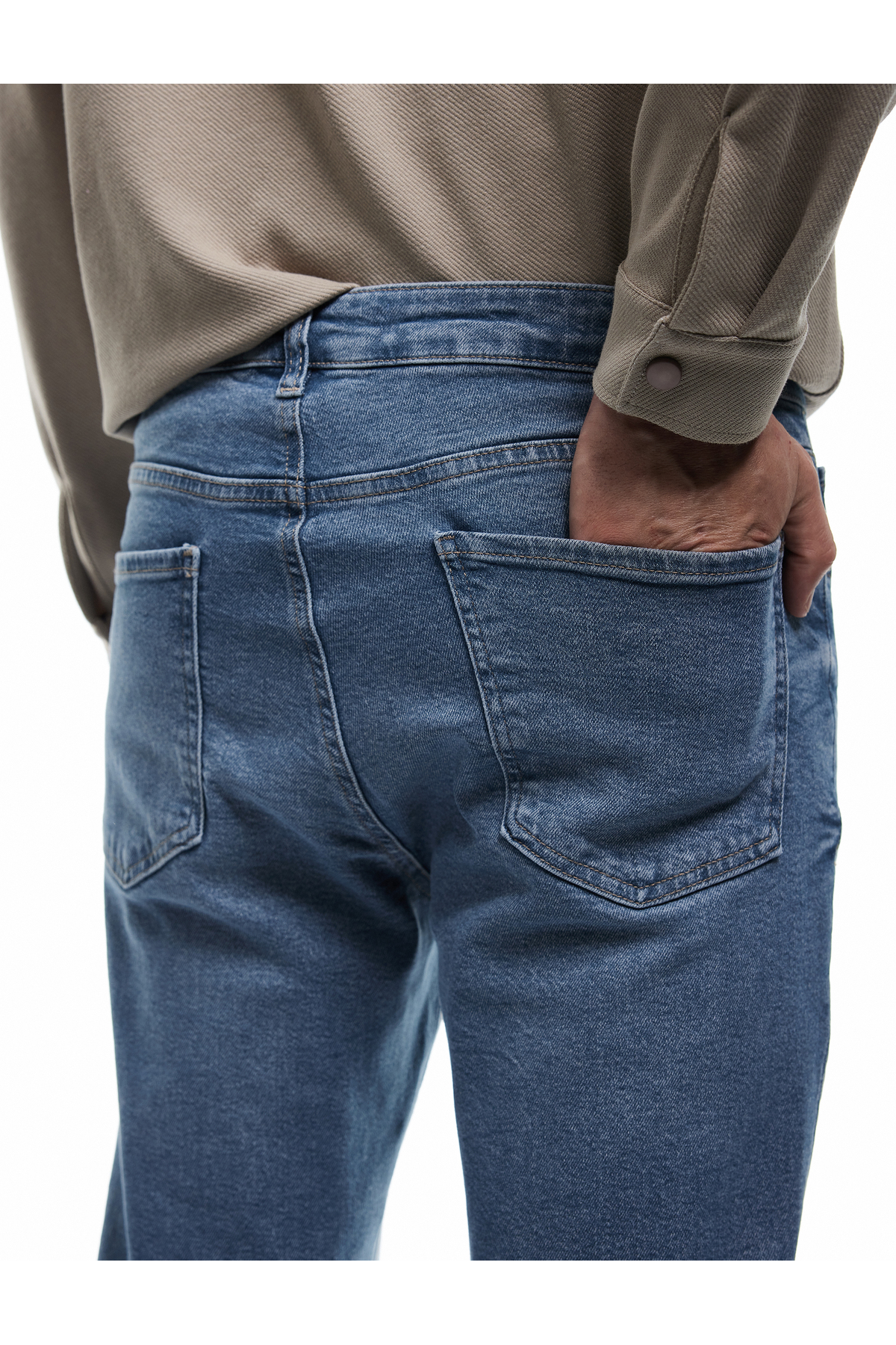 Normal Bel Pamuklu Skinny Fit Jean Pantolon - Michael Jean