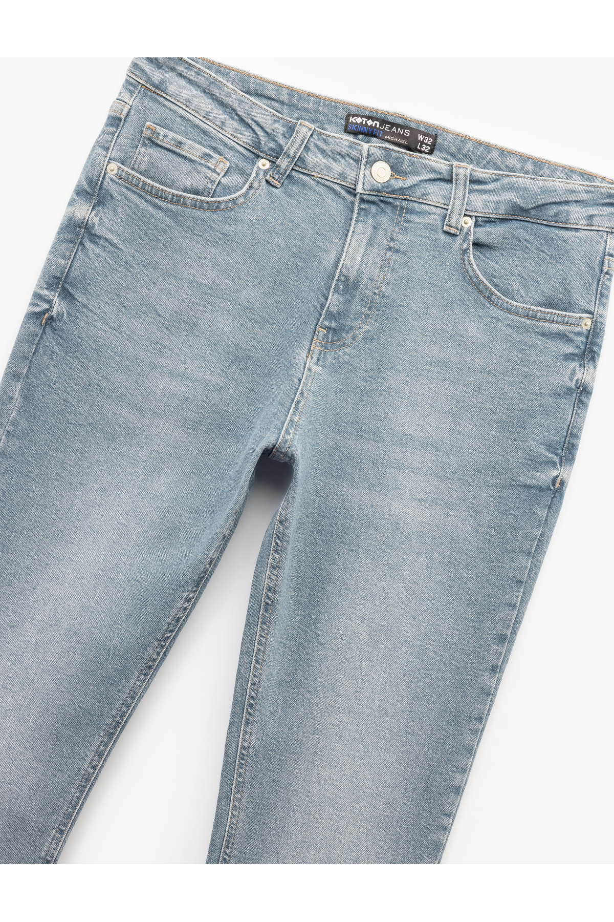 Normal Bel Pamuklu Skinny Fit Jean Pantolon - Michael Jean