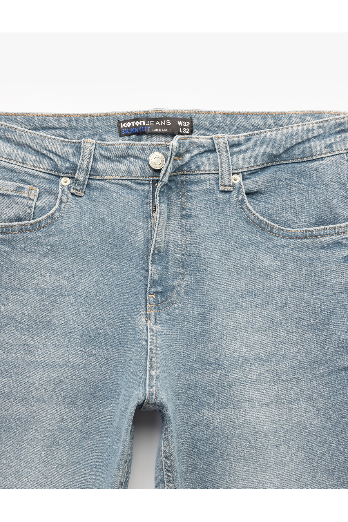 Normal Bel Pamuklu Skinny Fit Jean Pantolon - Michael Jean