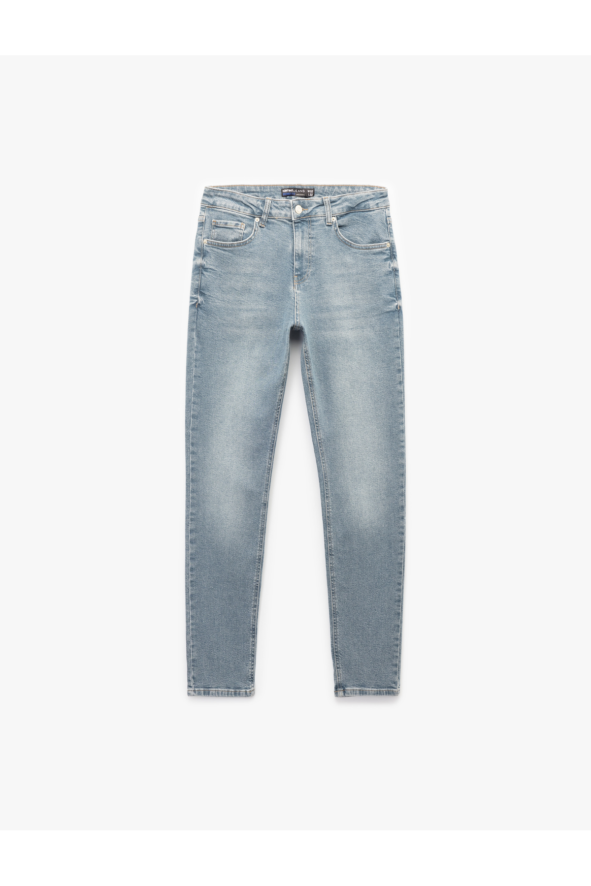 Normal Bel Pamuklu Skinny Fit Jean Pantolon - Michael Jean