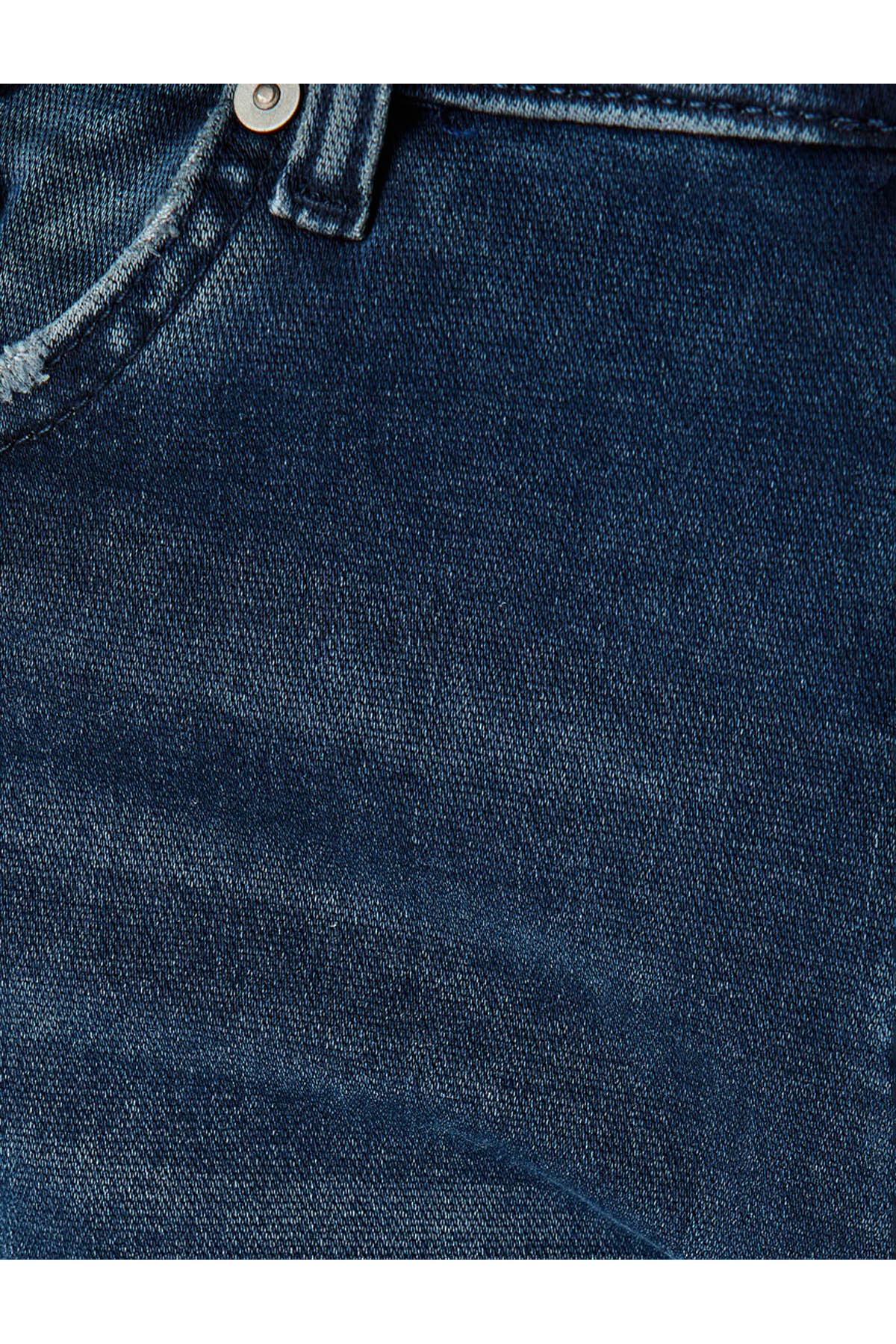 Normal Bel Pamuklu Slim Fit Denim Pantolon - Brad Jean