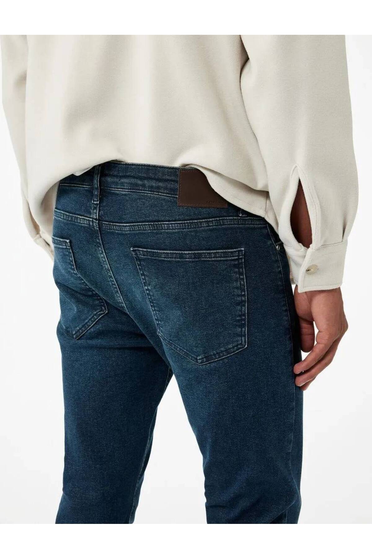 Normal Bel Pamuklu Slim Fit Jean - Brad Jean