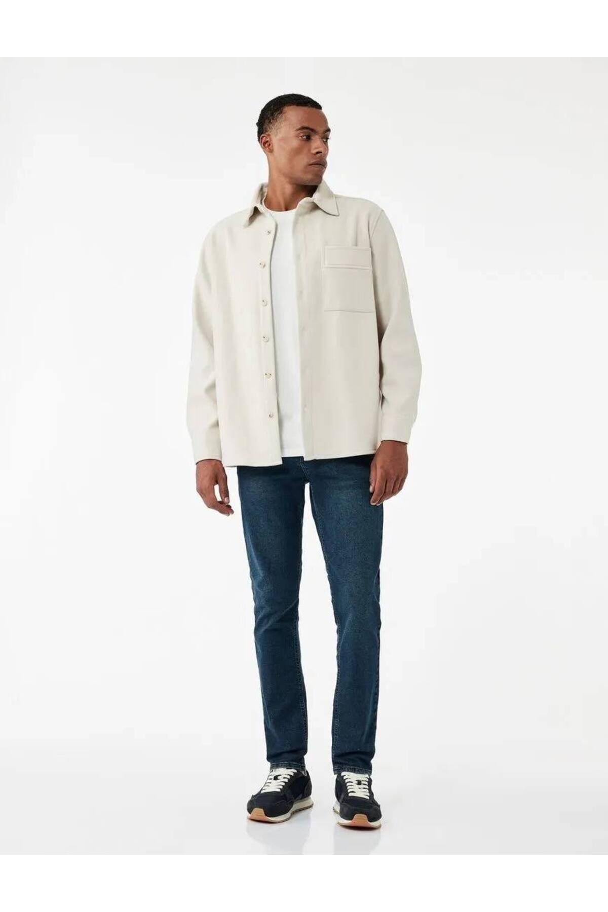 Normal Bel Pamuklu Slim Fit Jean - Brad Jean