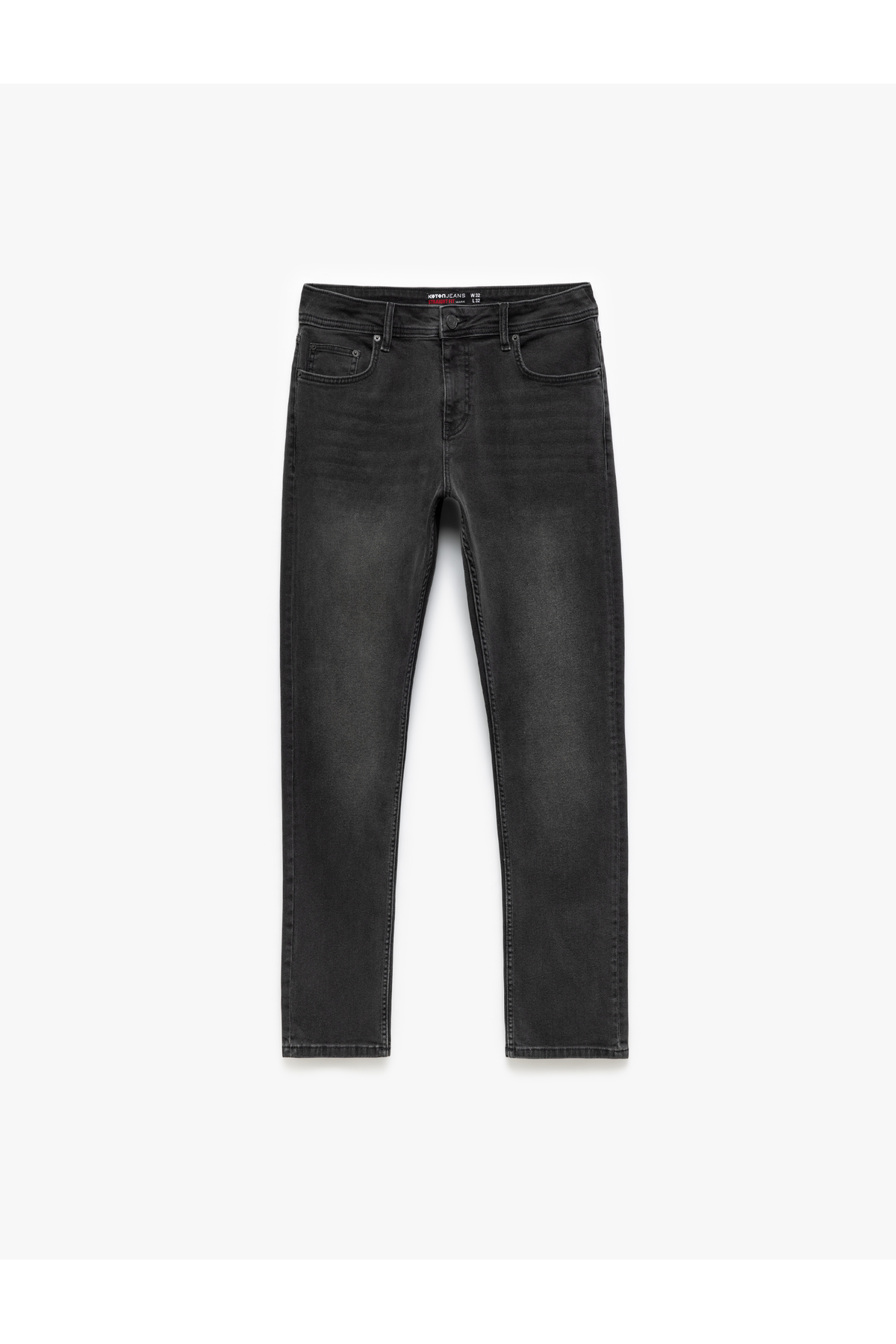 Normal Bel Pamuklu Slim Fit Jean Pantolon - Brad Jean