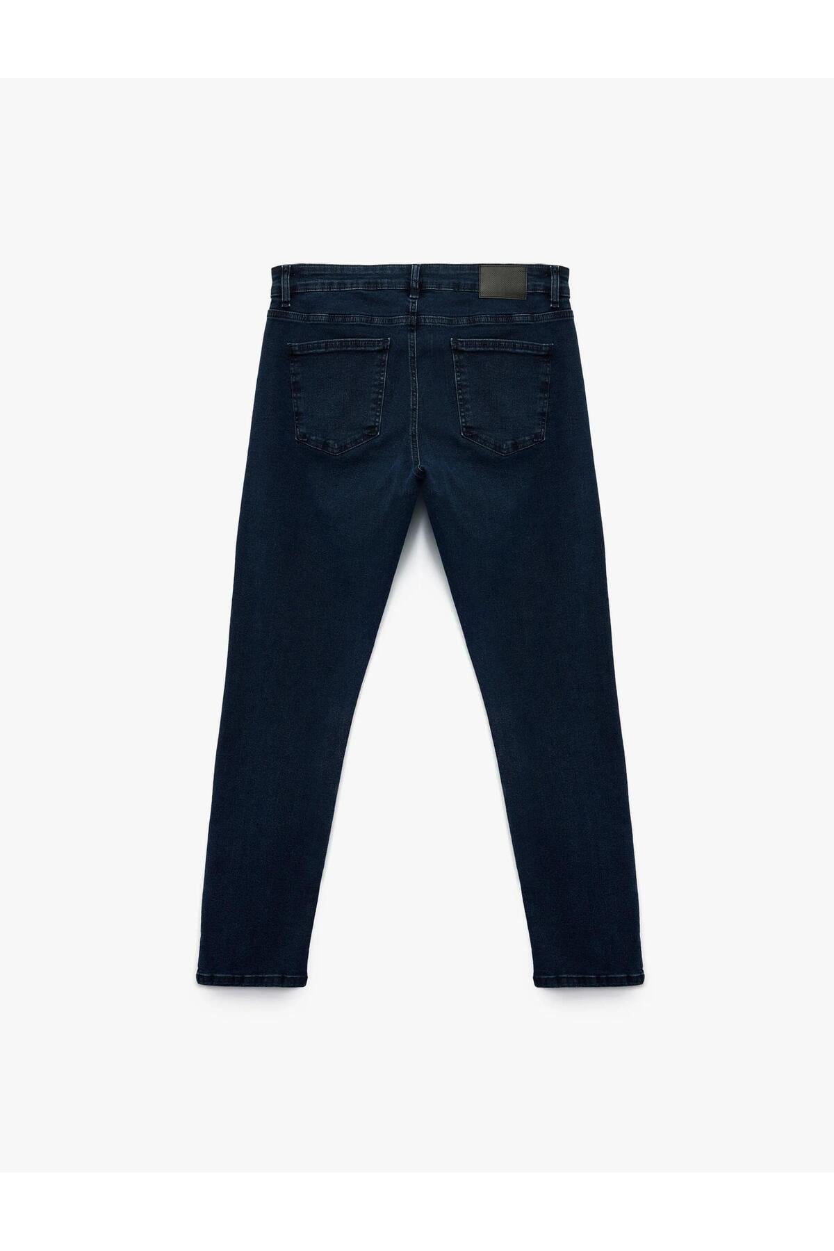 Normal Bel Pamuklu Slim Fit Jean Pantolon - Brad Jean (AW 25)