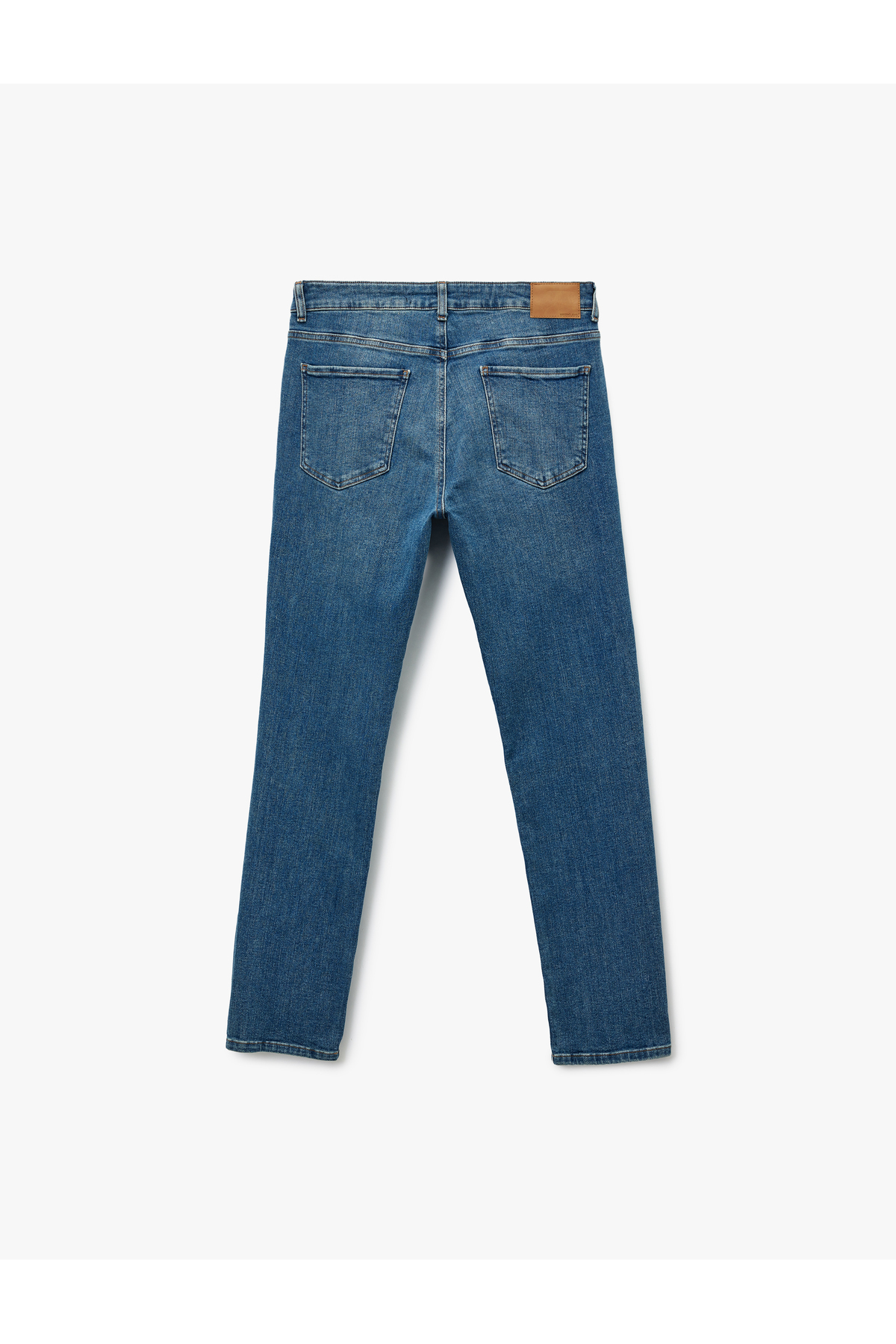 Normal Bel Pamuklu Slim Fit Jean Pantolon - Brad Jean