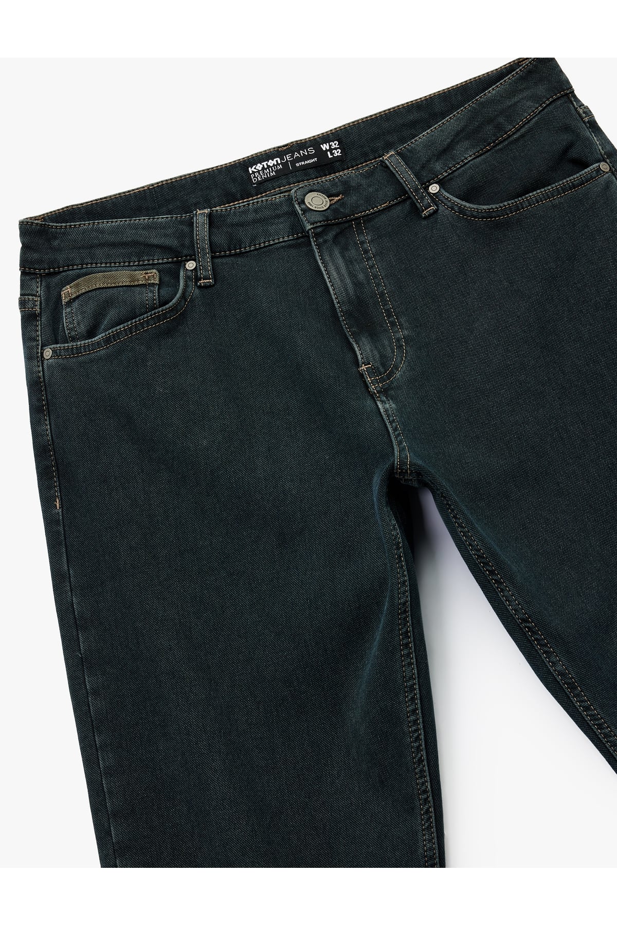 Normal Bel Pamuklu Straight Fit Jean Pantolon - Mark Jean