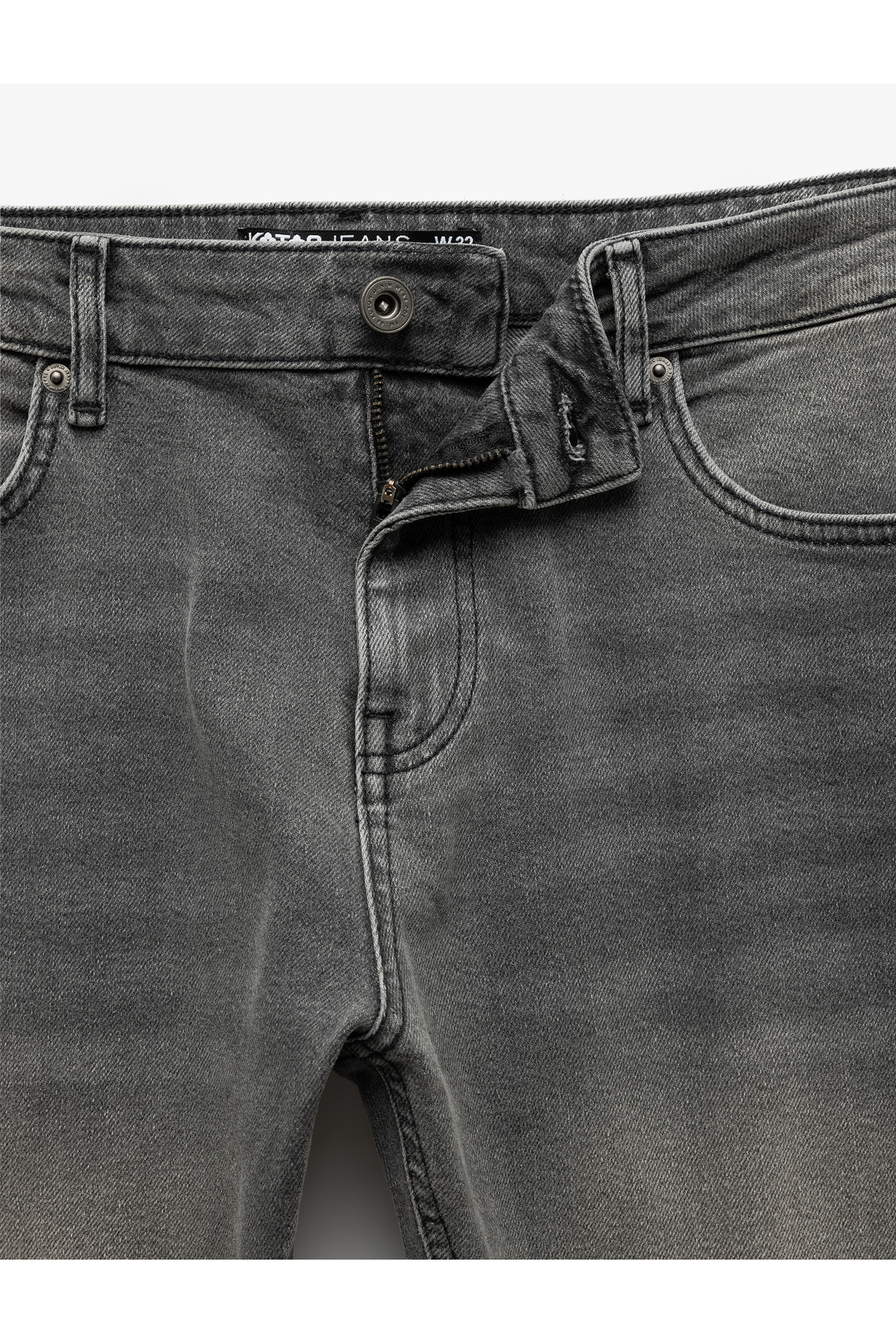 Normal Bel Pamuklu Straight Fit Jean Pantolon - Mark Jean