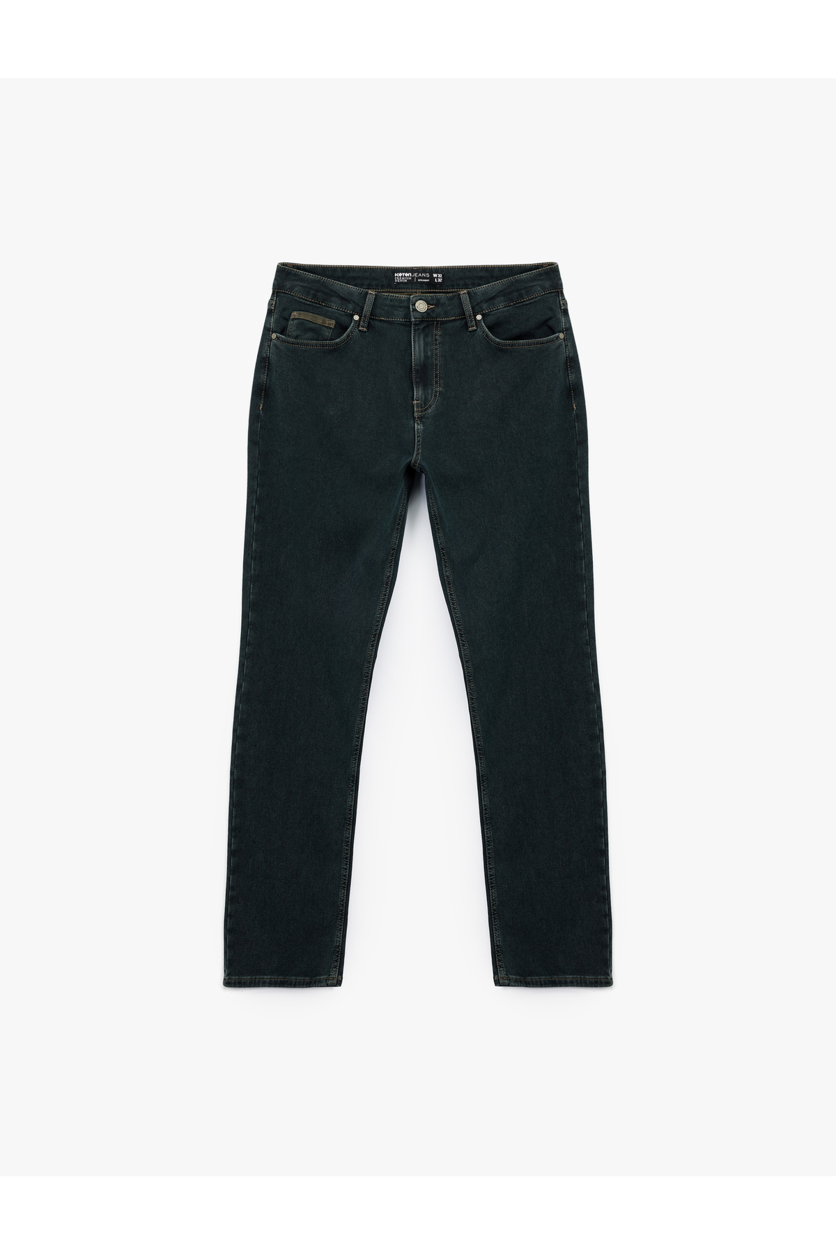 Normal Bel Pamuklu Straight Fit Jean Pantolon - Mark Jean