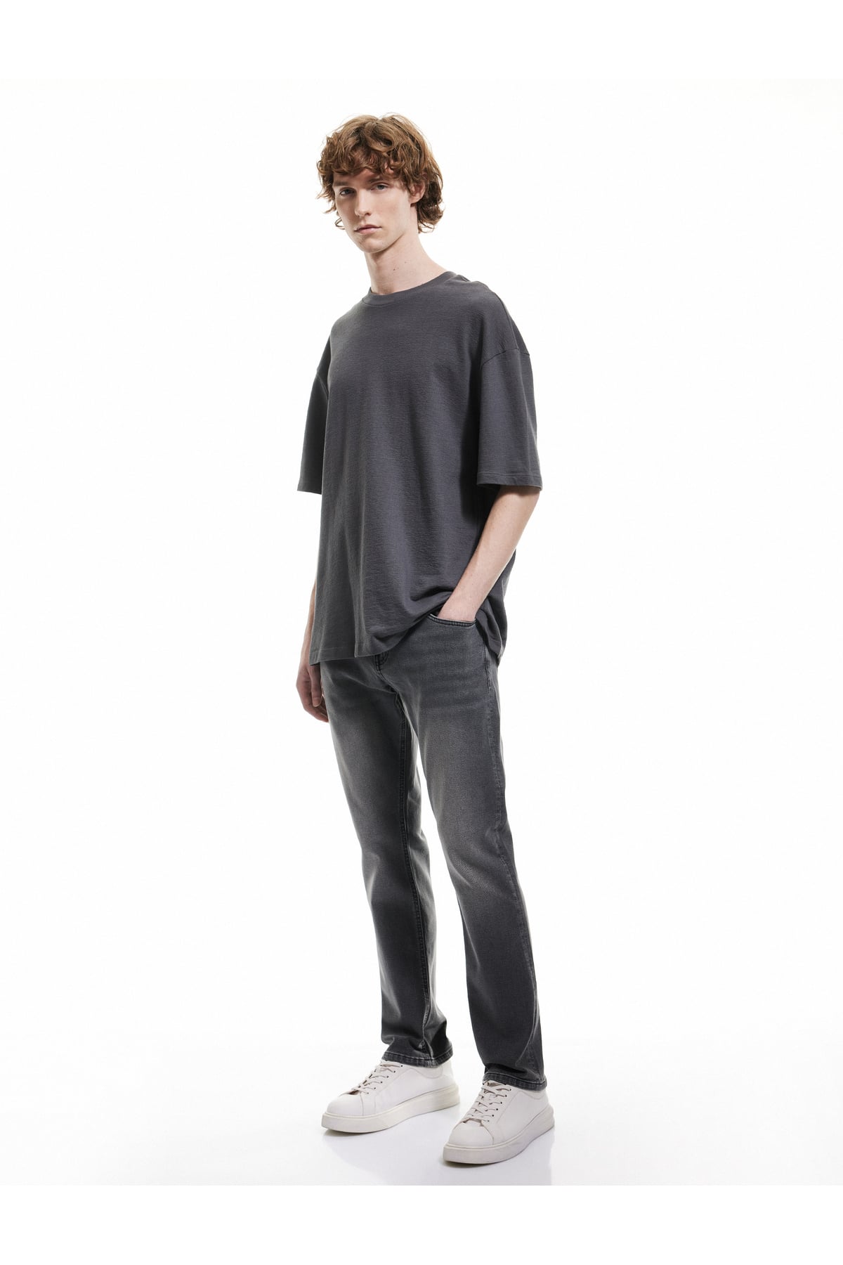 Normal Bel Pamuklu Straight Fit Jean Pantolon - Mark Jean
