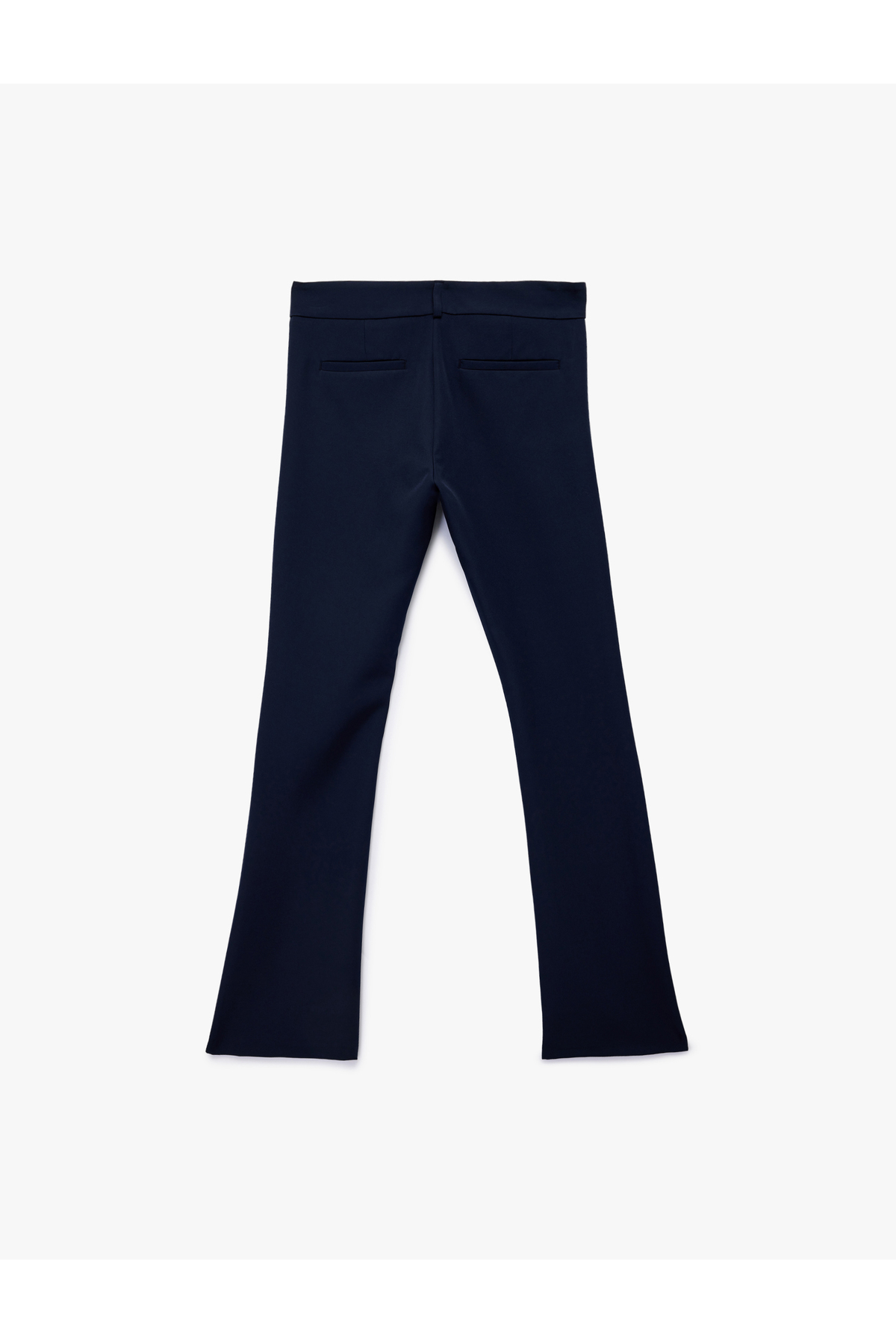 Normal Bel Slim Fit İspanyol Paça Kumaş Pantolon