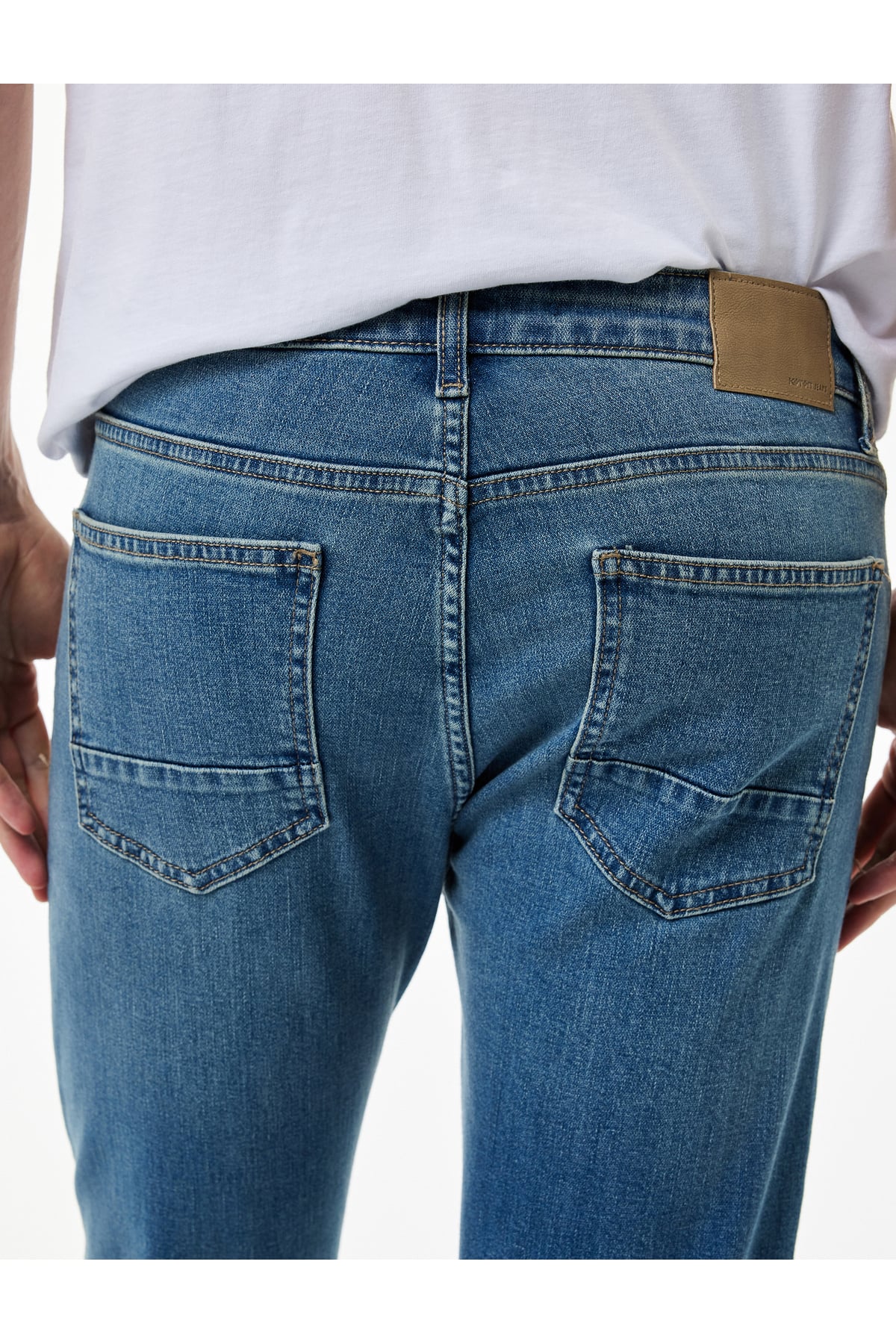Normal Bel Yıpratmalı Pamuklu Slim Fit Jean Pantolon - Brad Jean