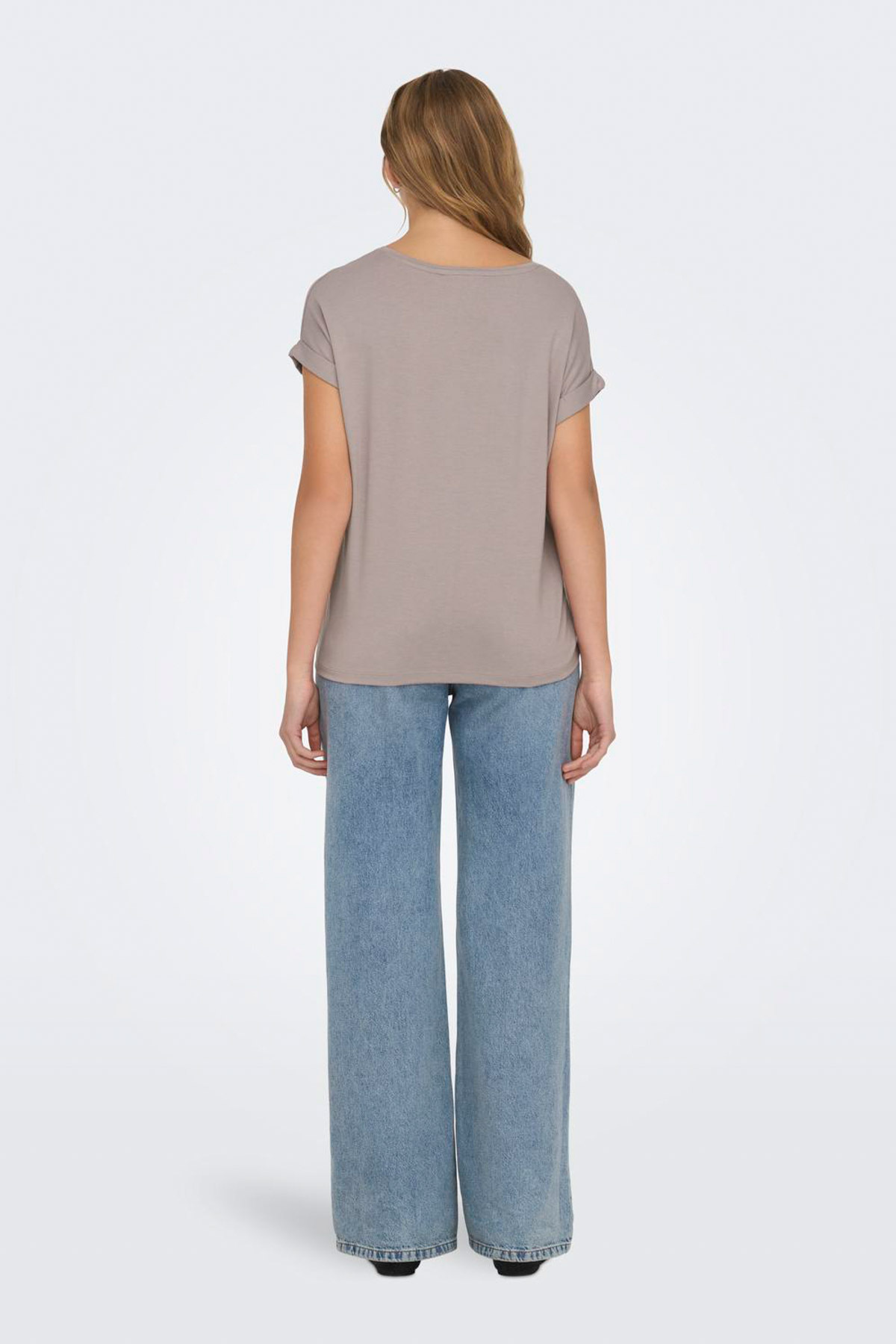 ONLMOSTER S/S O-NECK TOP Pembe Kadın Kısa Kol T-Shirt