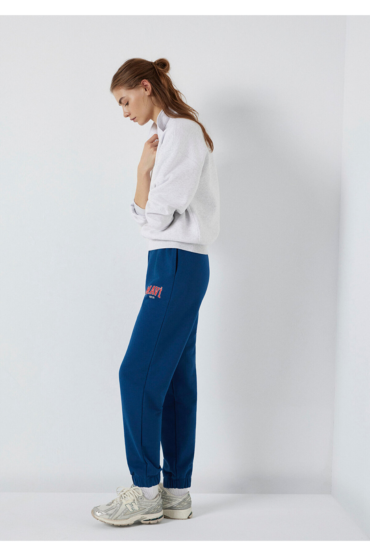 Örme Pantolon Maroon Banner