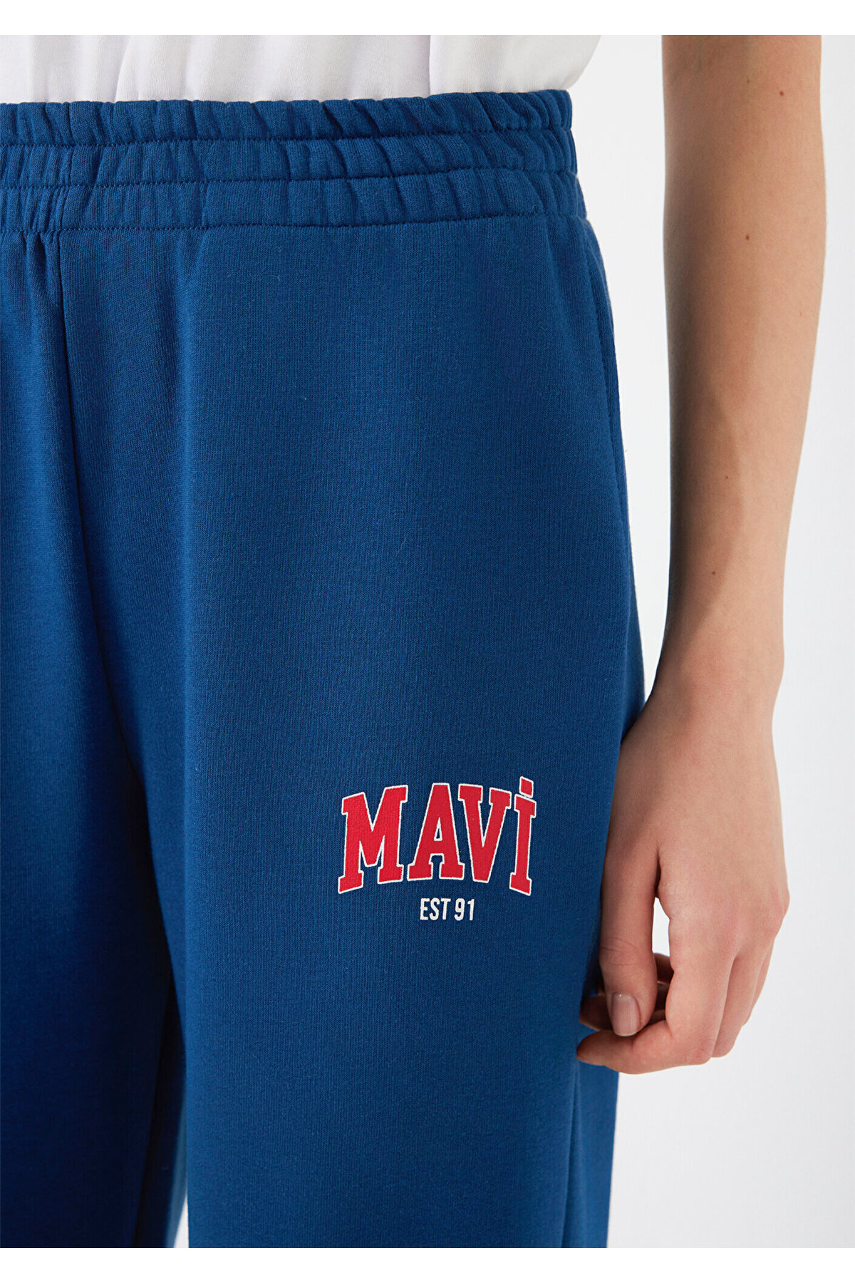 Örme Pantolon Maroon Banner