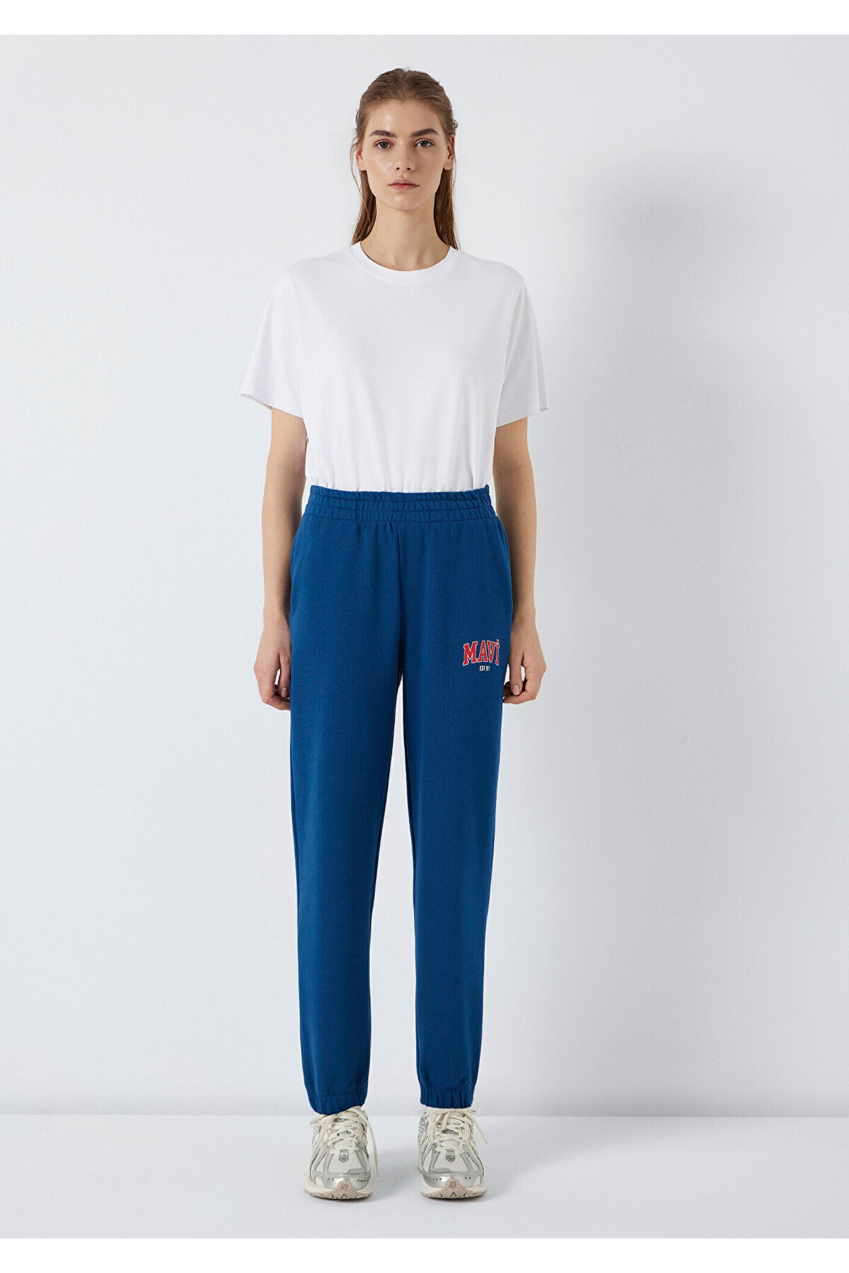 Örme Pantolon Maroon Banner