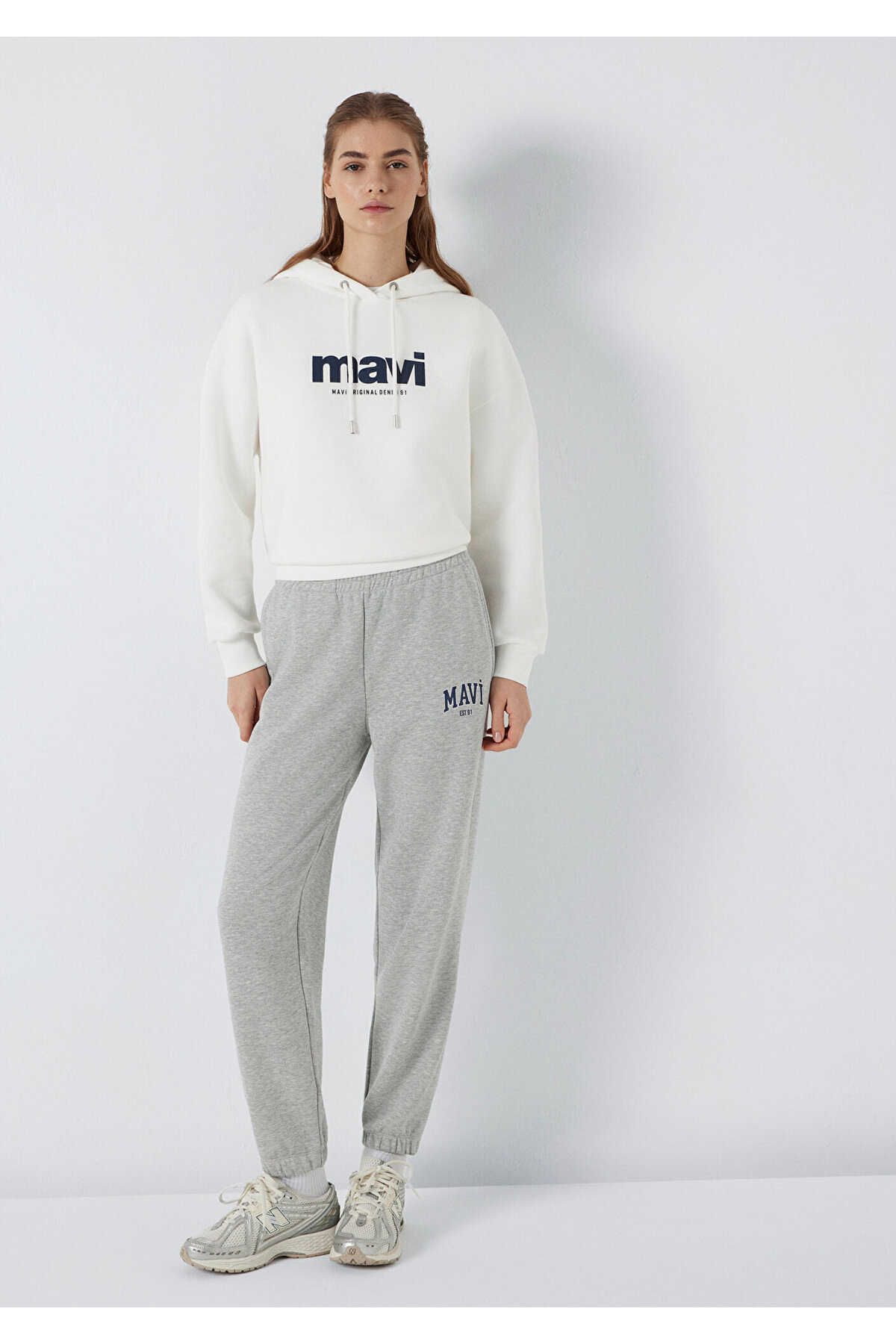 Örme Pantolon Maroon Banner