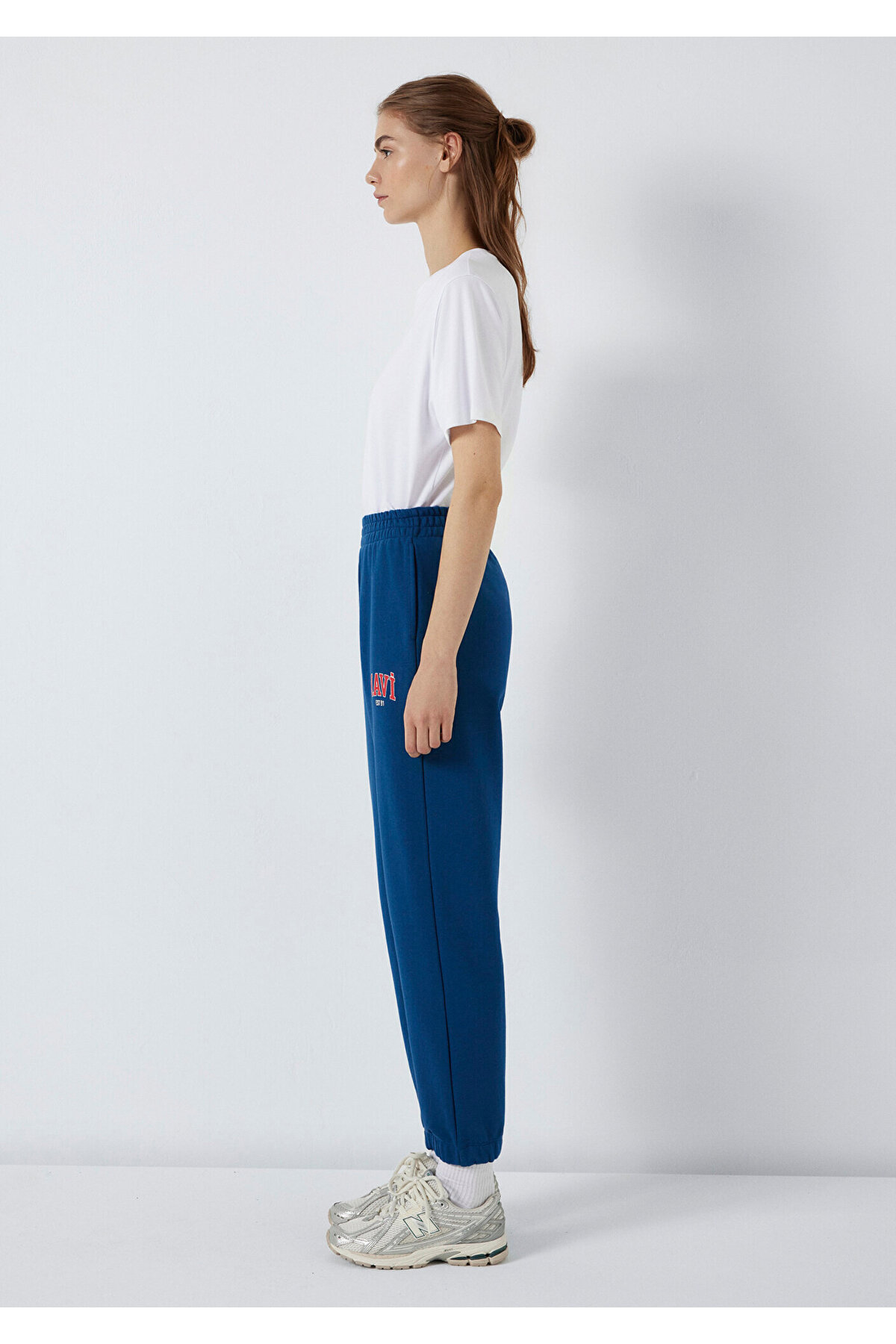 Örme Pantolon Maroon Banner