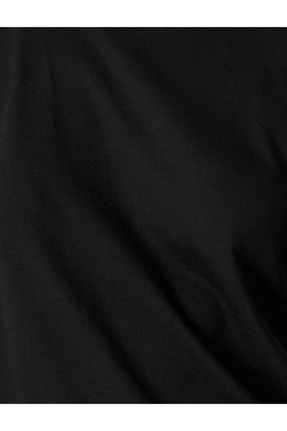 Oversize Bisiklet Yaka Kısa Kollu Tişört