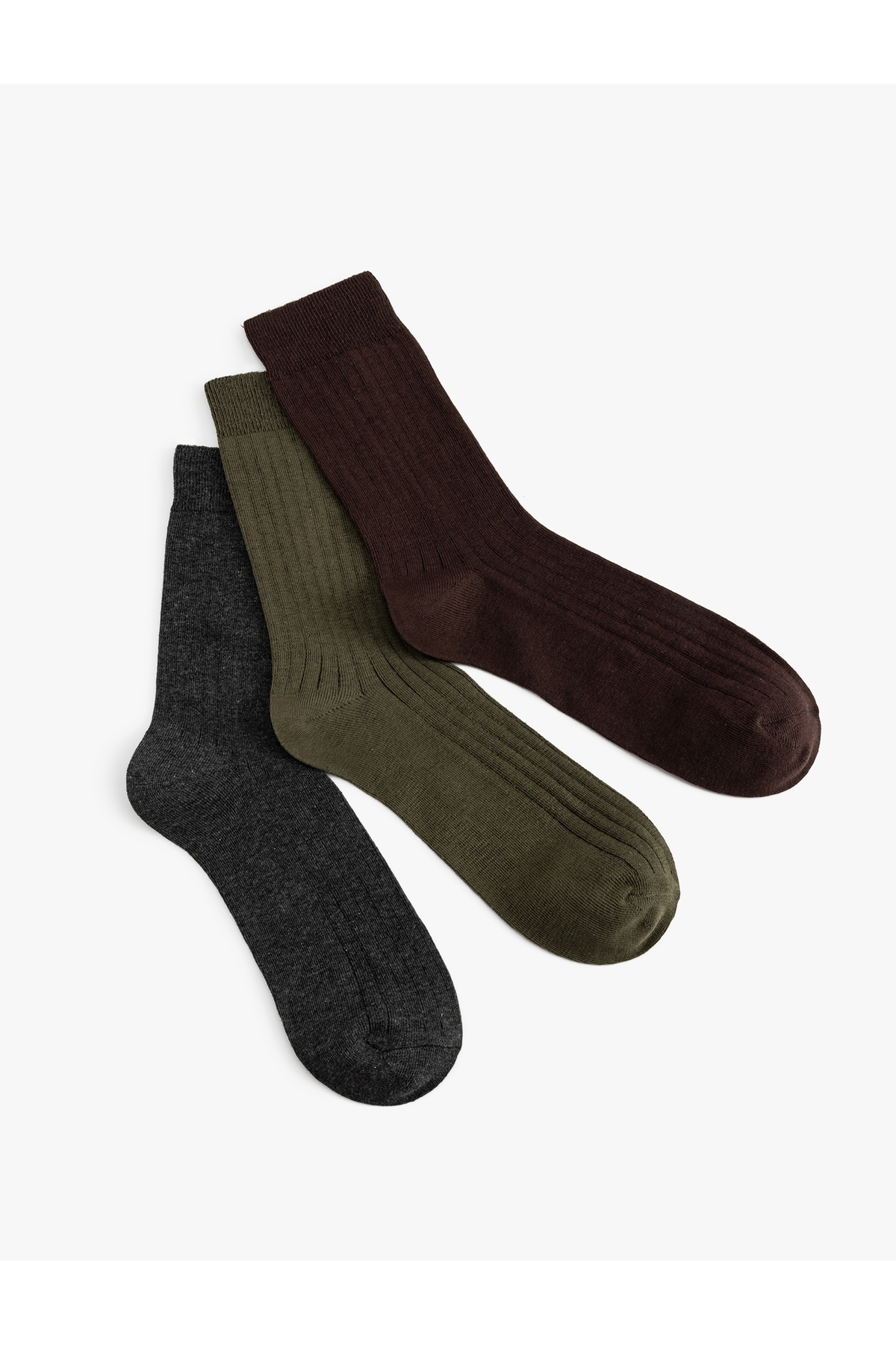 Pamuklu Basic 3'lü Soket Çorap Seti