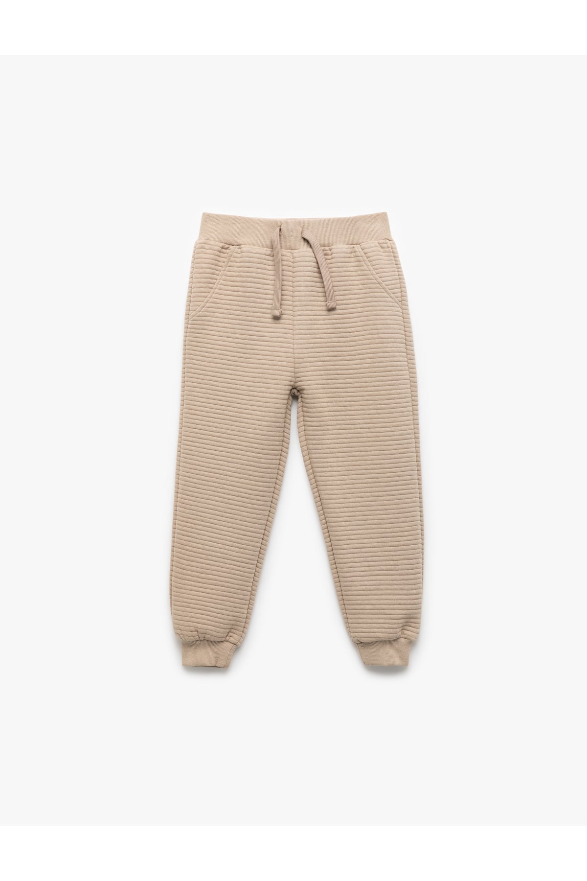 Pamuklu Beli Bağcıklı Basic Jogger Eşofman Altı