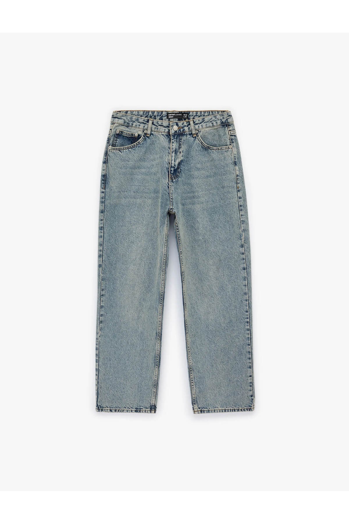 Pamuklu Bol Oversize Normal Paça Baggy Jean Pantolon