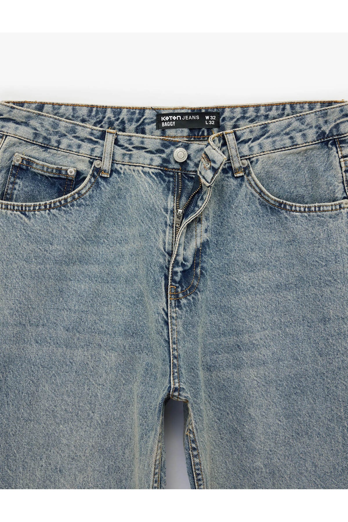 Pamuklu Bol Oversize Normal Paça Baggy Jean Pantolon