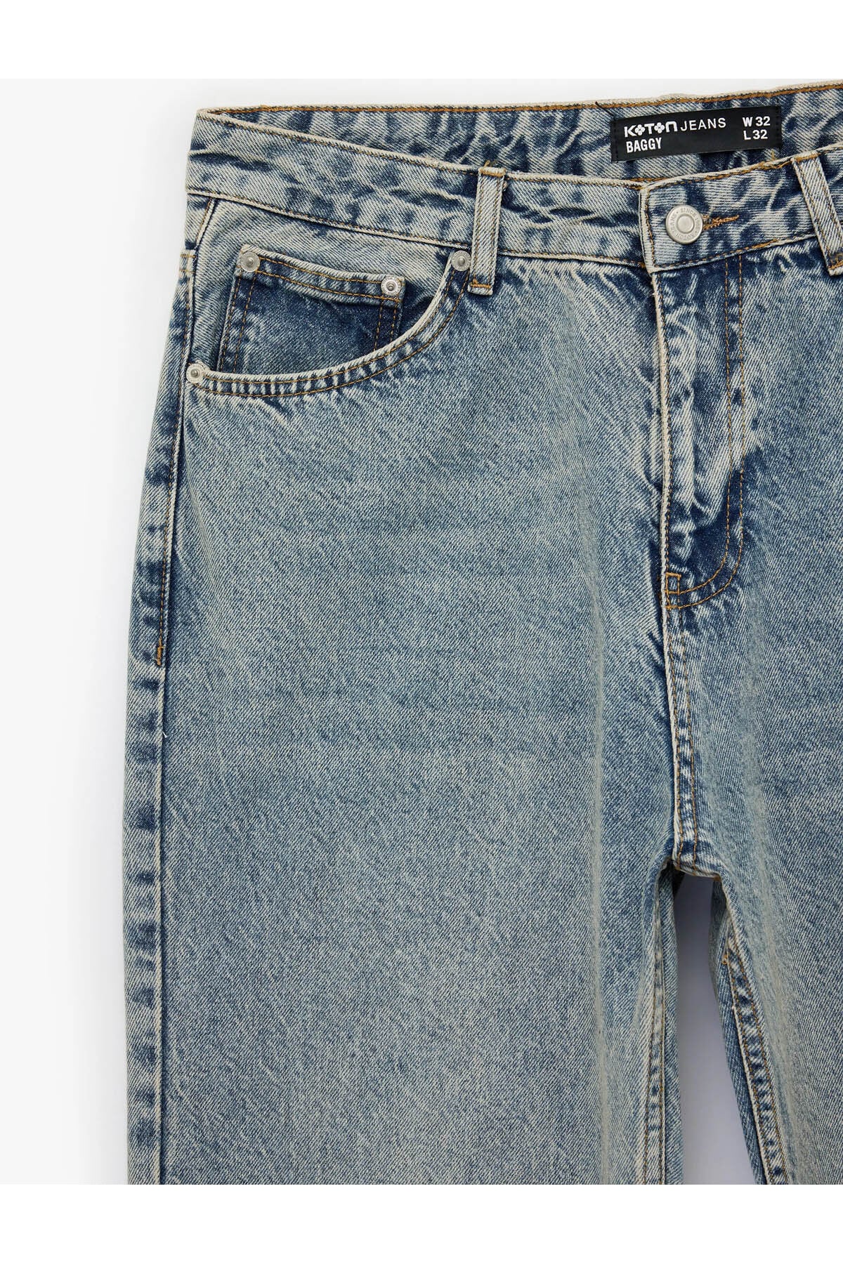 Pamuklu Bol Oversize Normal Paça Baggy Jean Pantolon