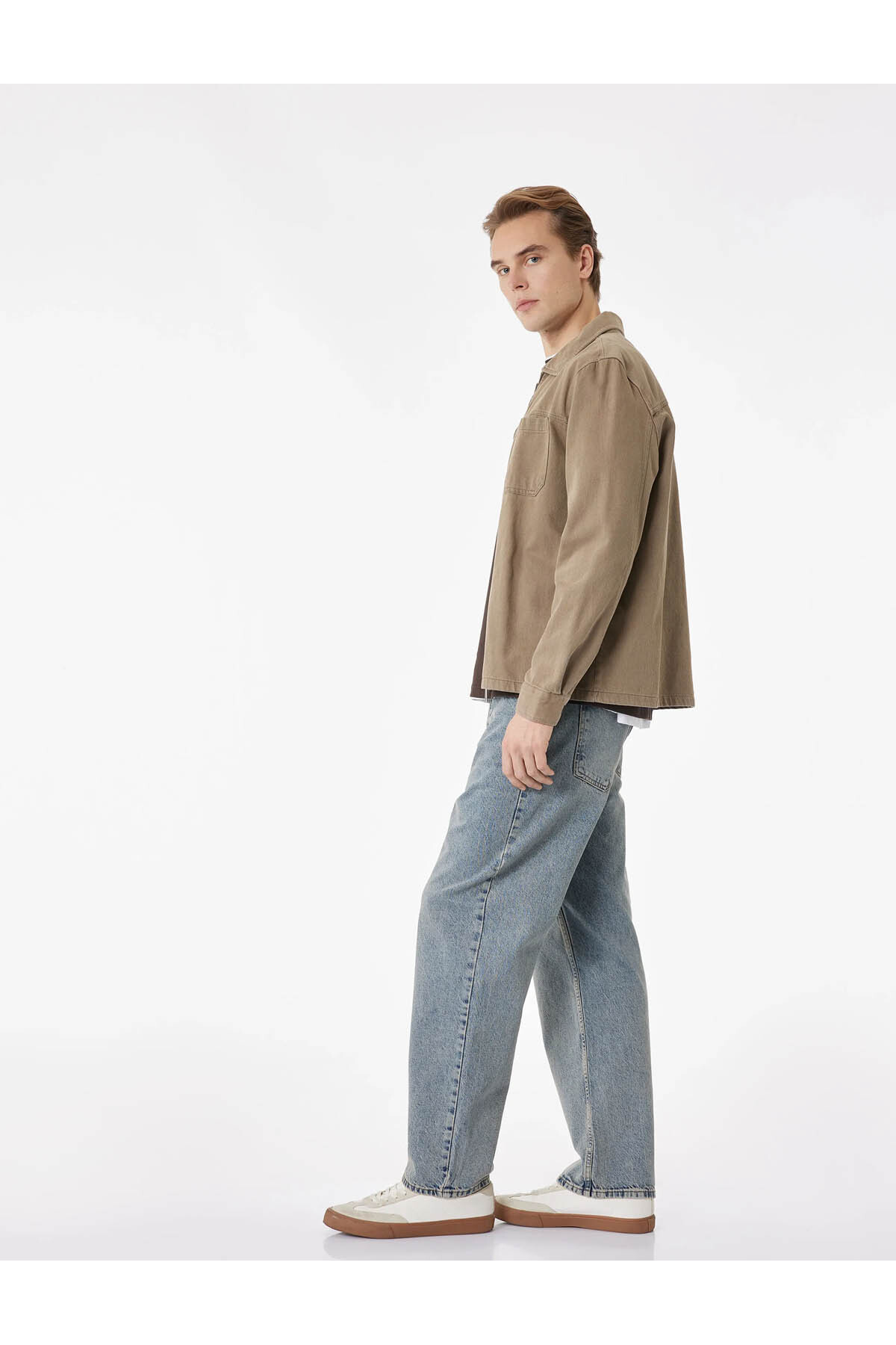 Pamuklu Bol Oversize Normal Paça Baggy Jean Pantolon