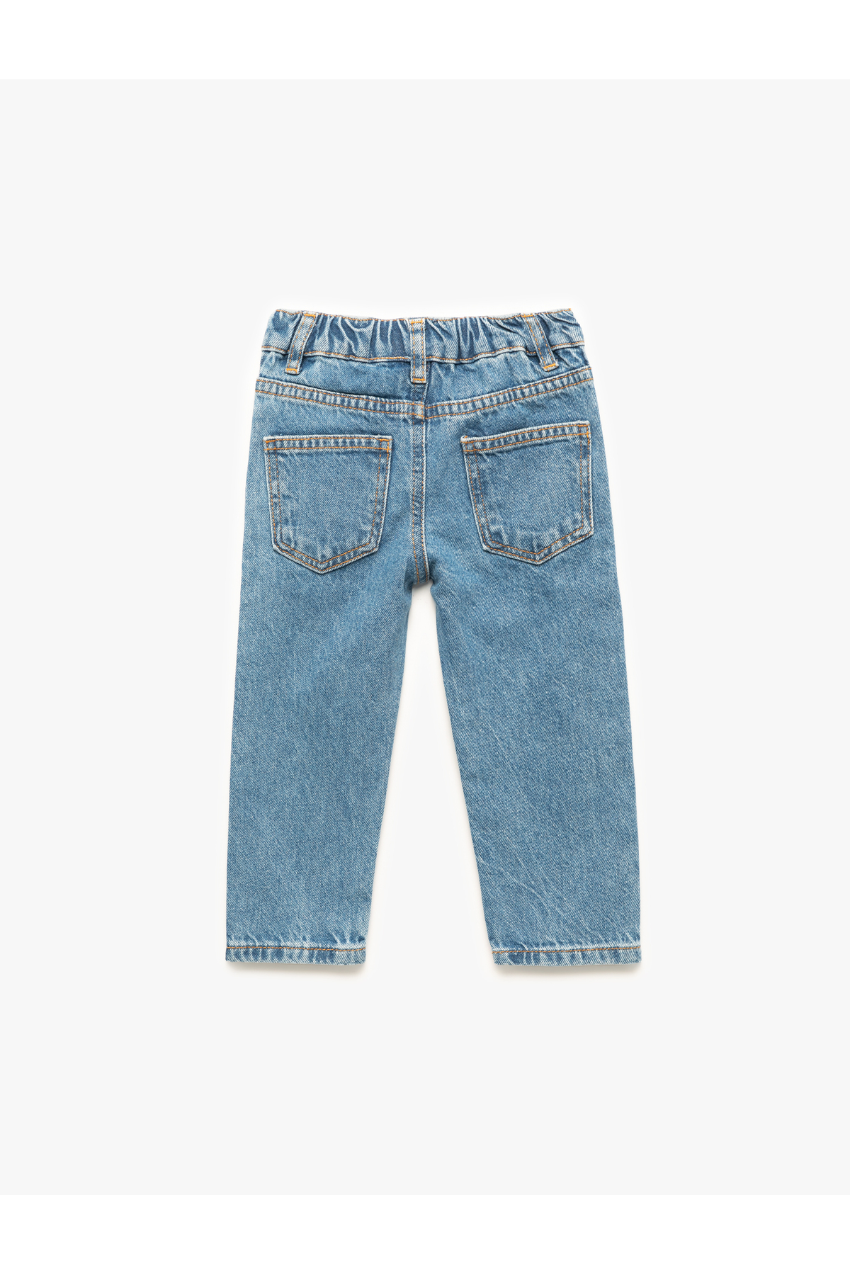Pamuklu Cep Detaylı Denim Pantolon